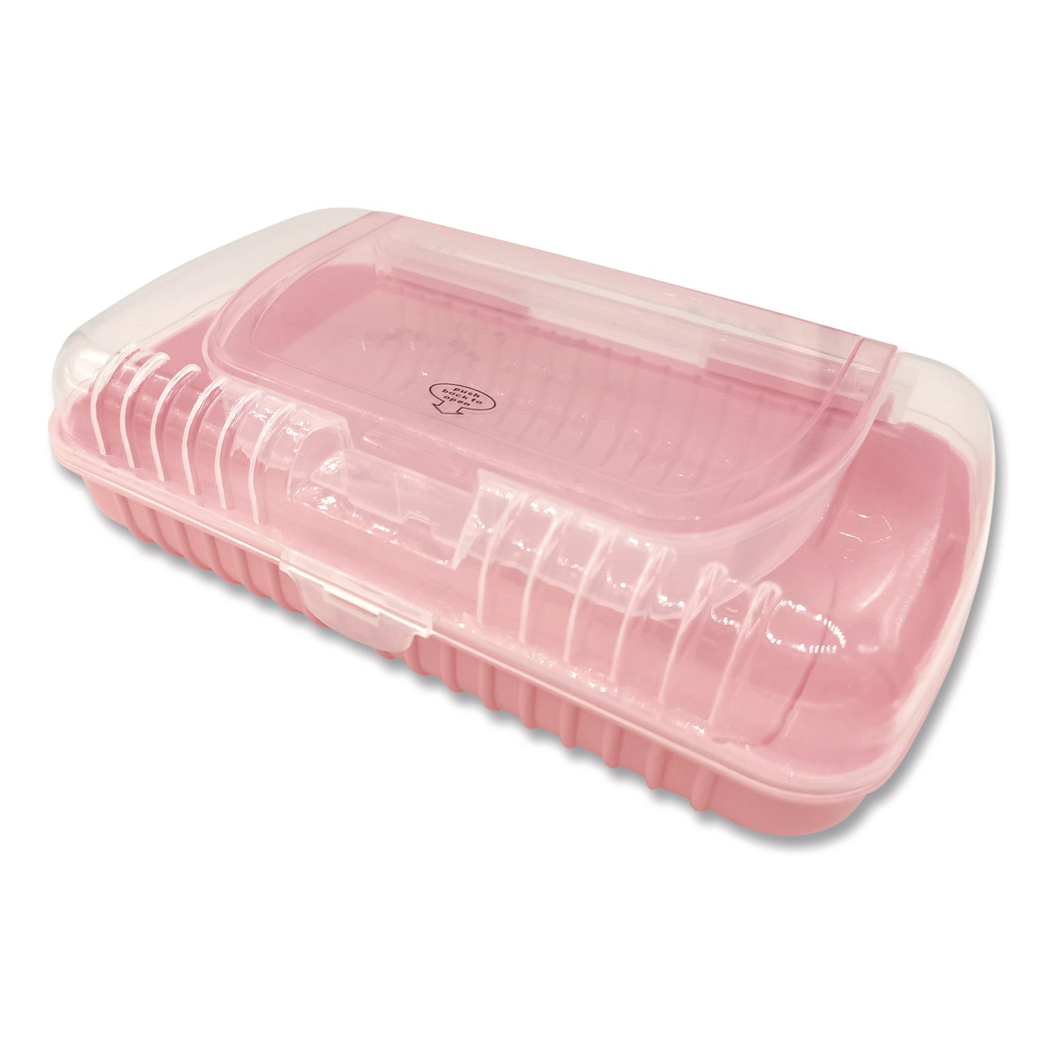 Pep Rally Pencil Case, 2 Compartments, 9.13" x 5.7" x 2.5", Assorted Colors, 3/Pack