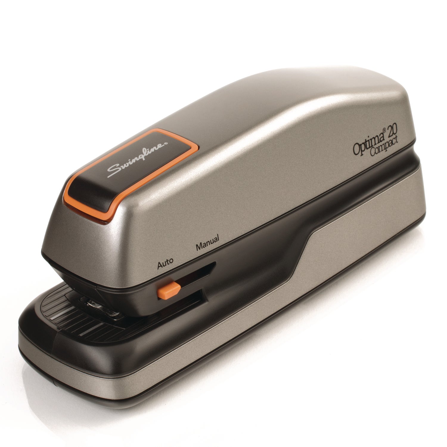 Swingline® Optima Grip Electric Stapler, 20-Sheet Capacity, Black/silver
