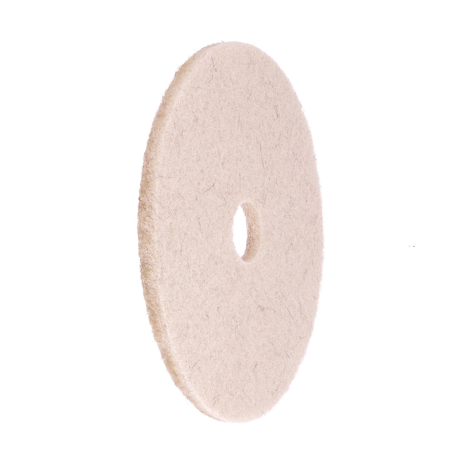 Boardwalk® Natural Hog Hair Burnishing Floor Pads, 21" Diameter, Tan, 5/carton