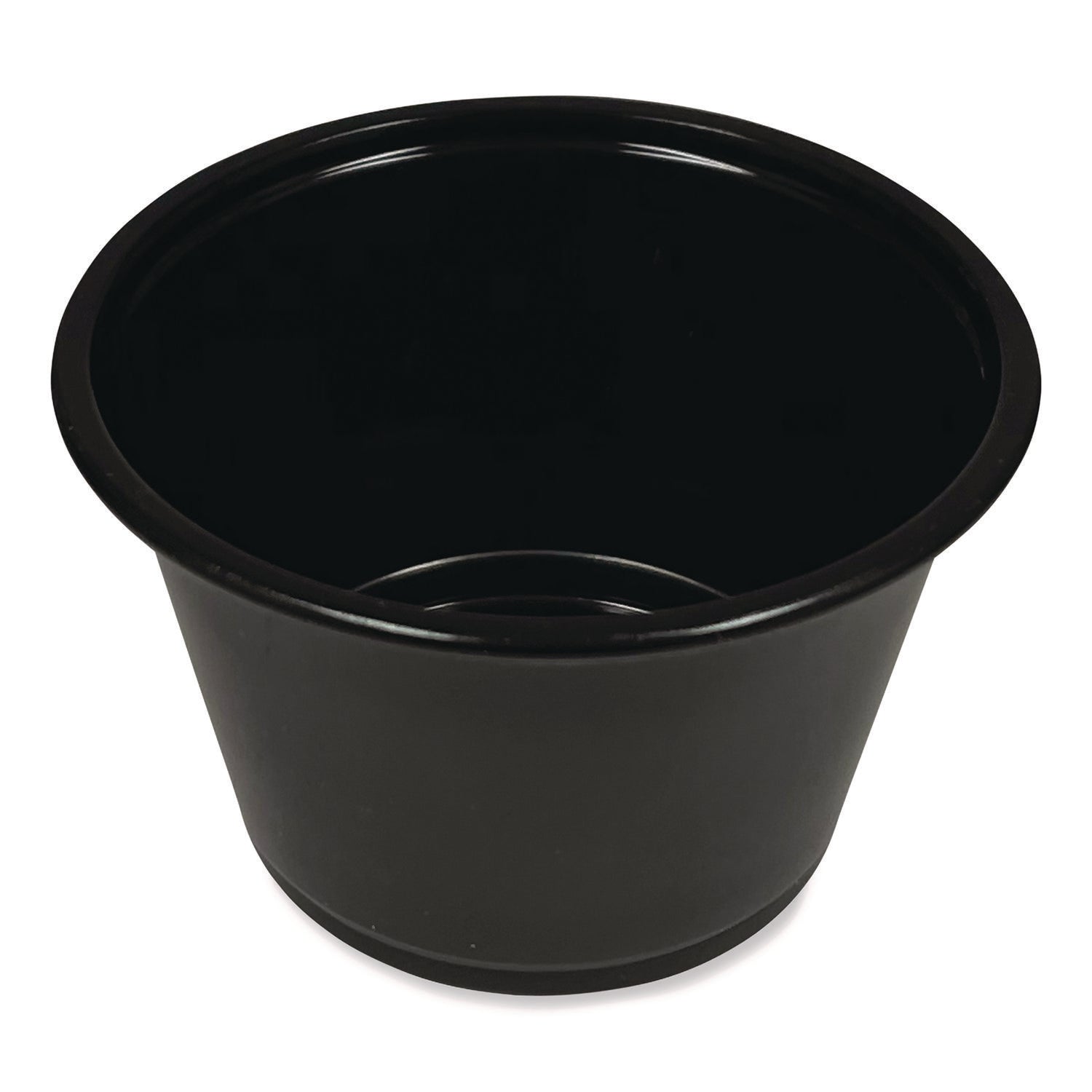 Souffle/Portion Cups | Boardwalk® 4oz Black 2500/Ct