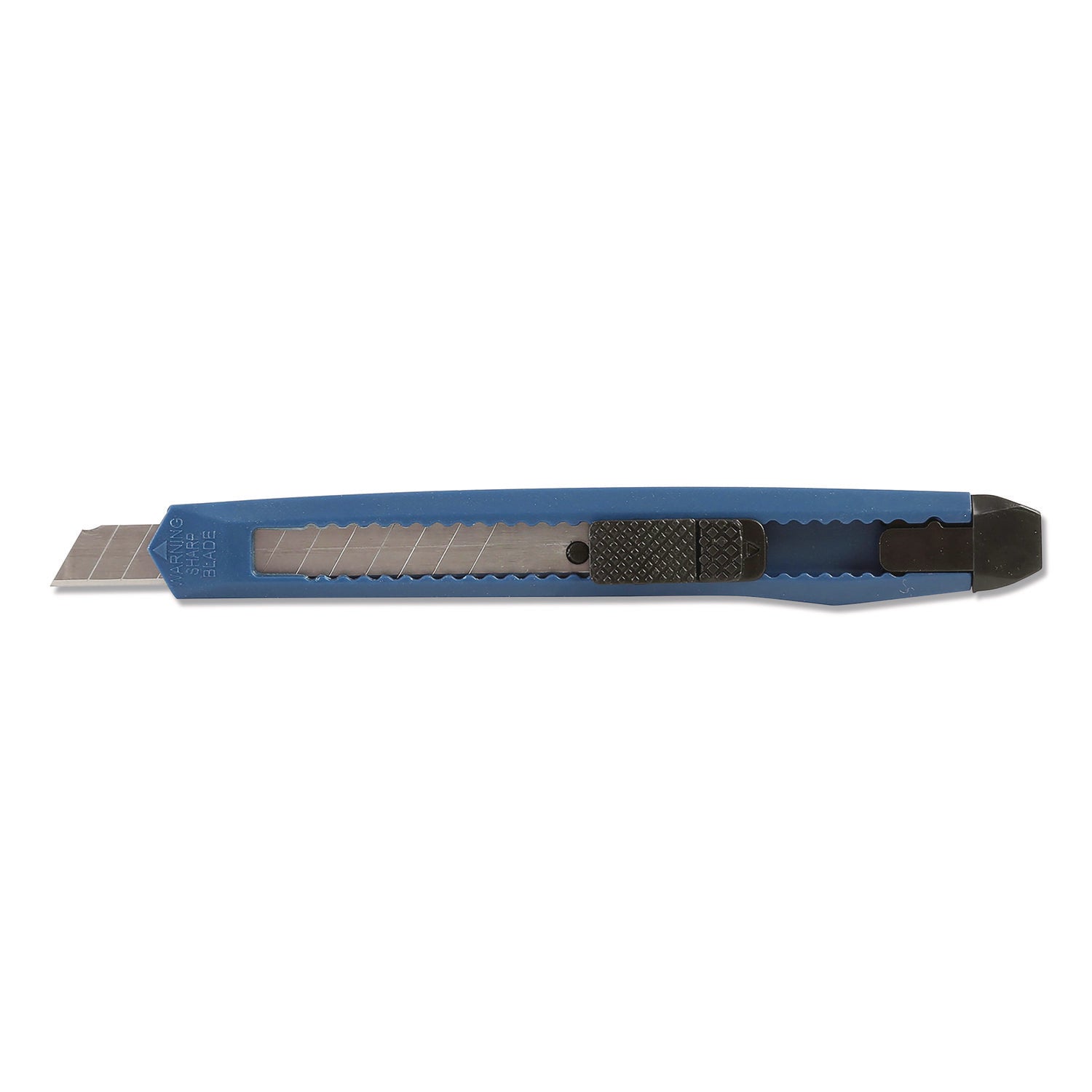 Great Neck® Snap-Off Utility Knife, 9 mm Blade, 5" Plastic Handle, Blue - Bloom Skins
