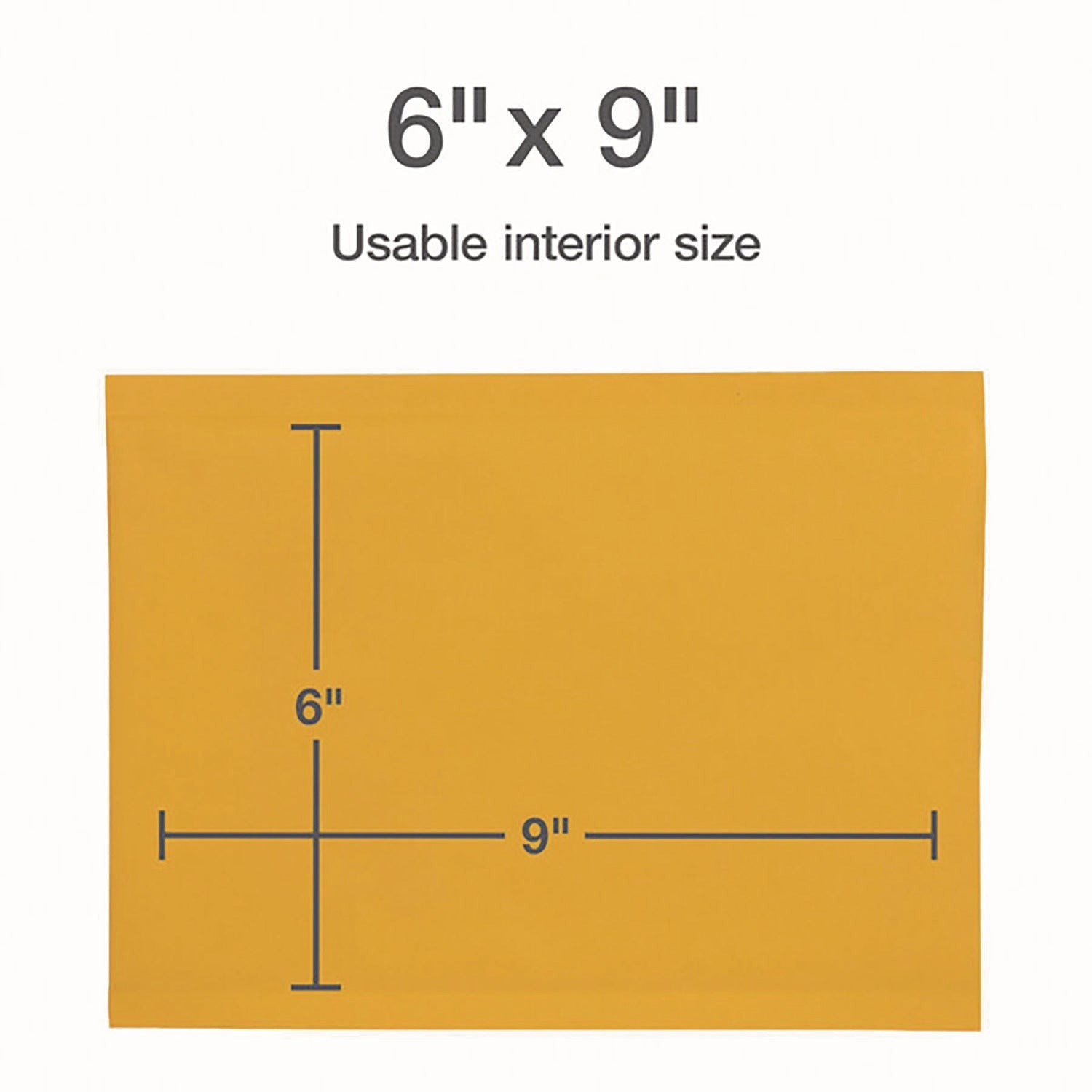 Quality Park™ Kraft Bubble Mailers, #0, Barrier Bubble Cushion, Redi-Seal Adhesive Closure, 6 x 9, Brown Kraft, 25/Pack