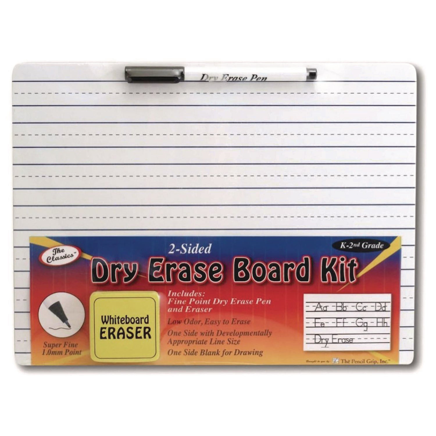 TPG Creations™ Dry Erase Whiteboard Student Starter Kits with Markers and Erasers, 11.75" x 9", White Surface, 24/Carton