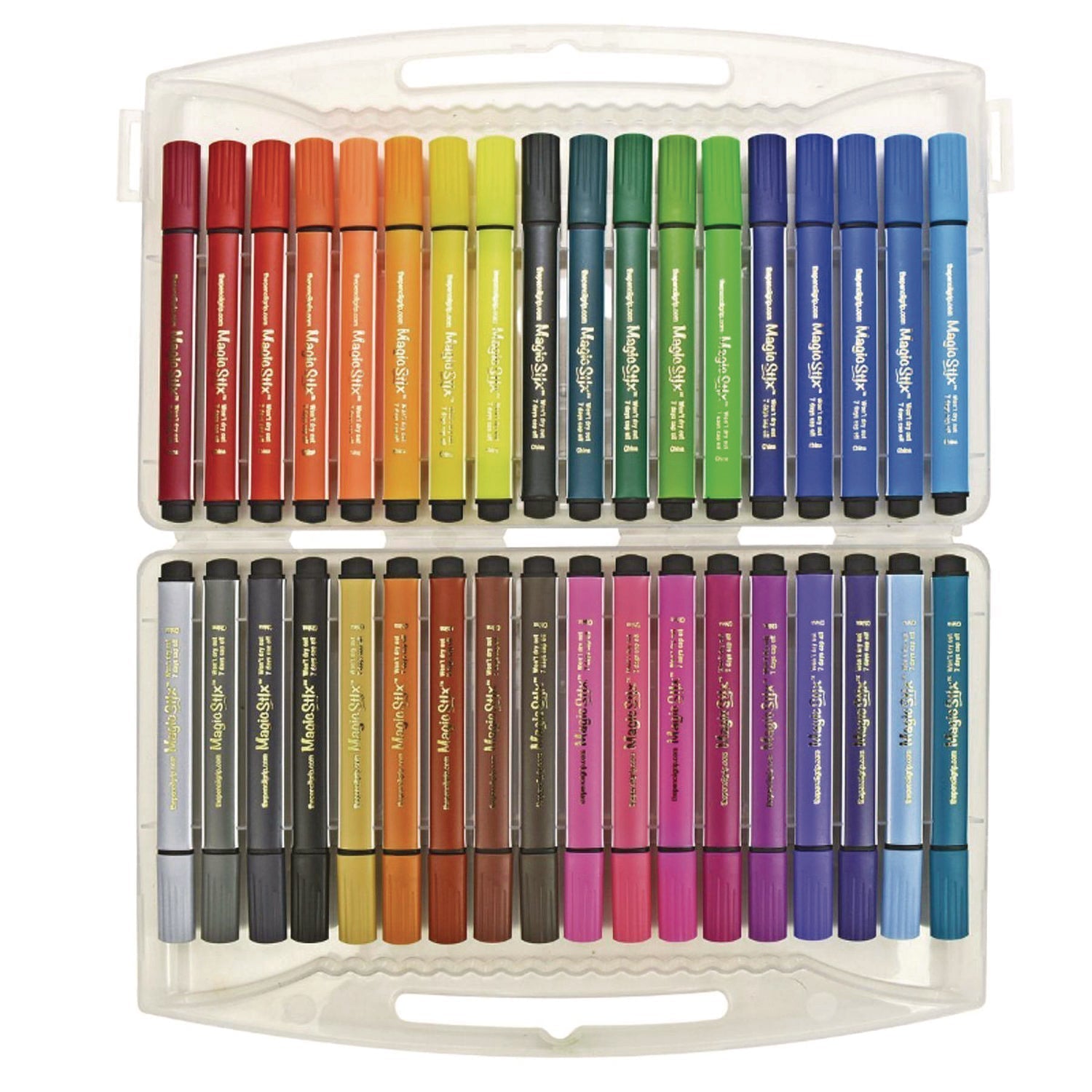 TPG Creations™ Magic Tri Stix Set, 36 Assorted Colors, 36/Set, 12 Sets/Carton - Bloom Skins