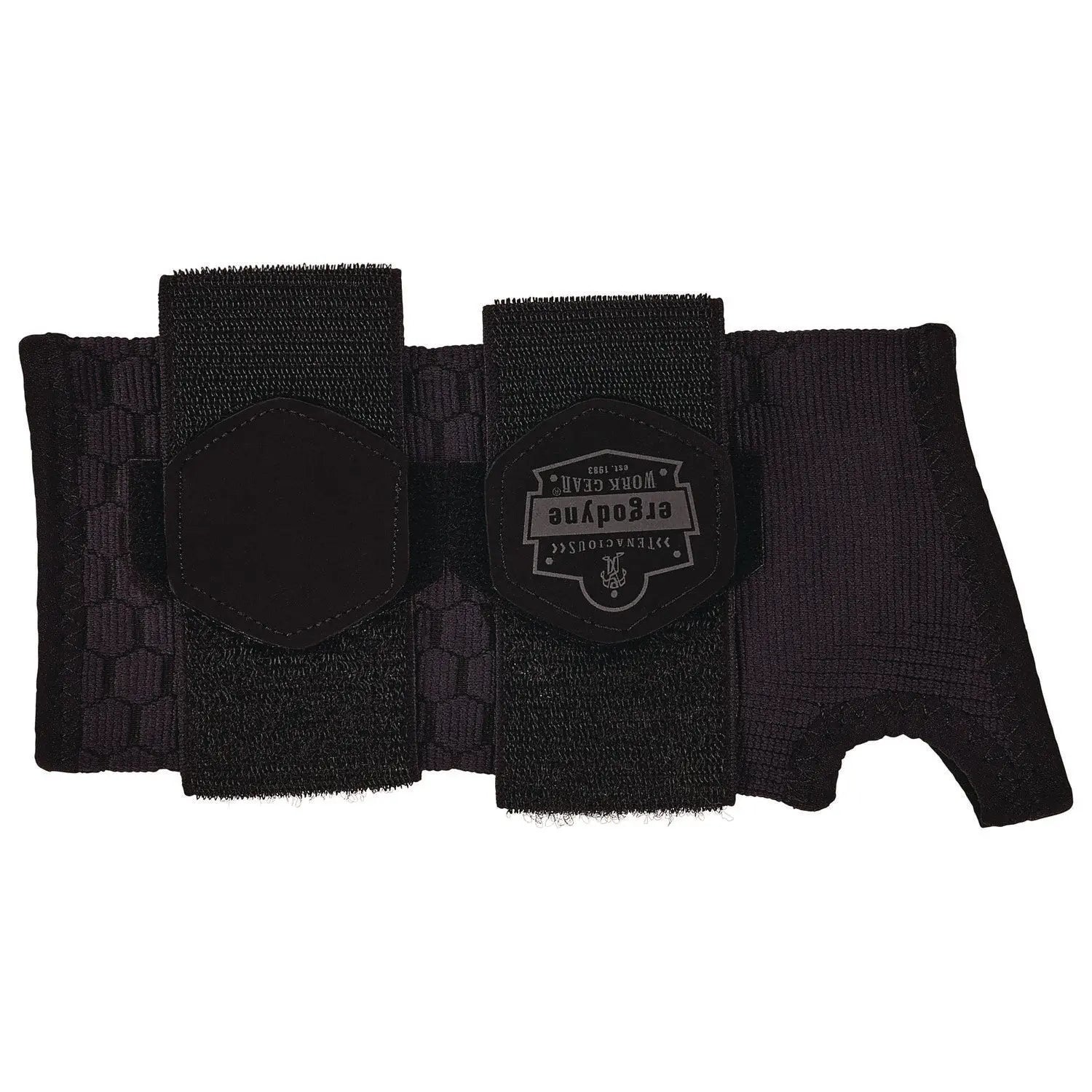 ergodyne® ProFlex 685 Wrist Support Sleeve - Double Strap, Medium, Fits Left Hand/Right Hand, Black