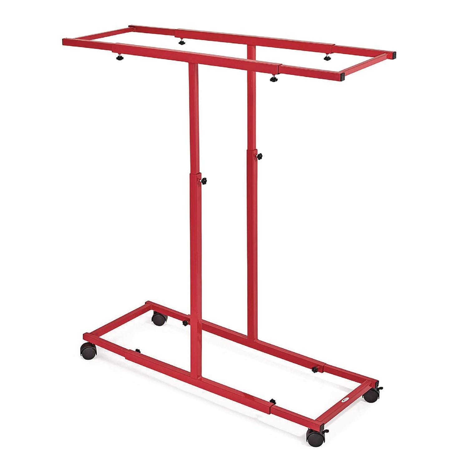 AdirOffice Blueprint Storage Cabinet Steel Vertical Plan Center, Assorted Document Sizes, 15" x 27" to 47.25" x 32.5" to 57", Red