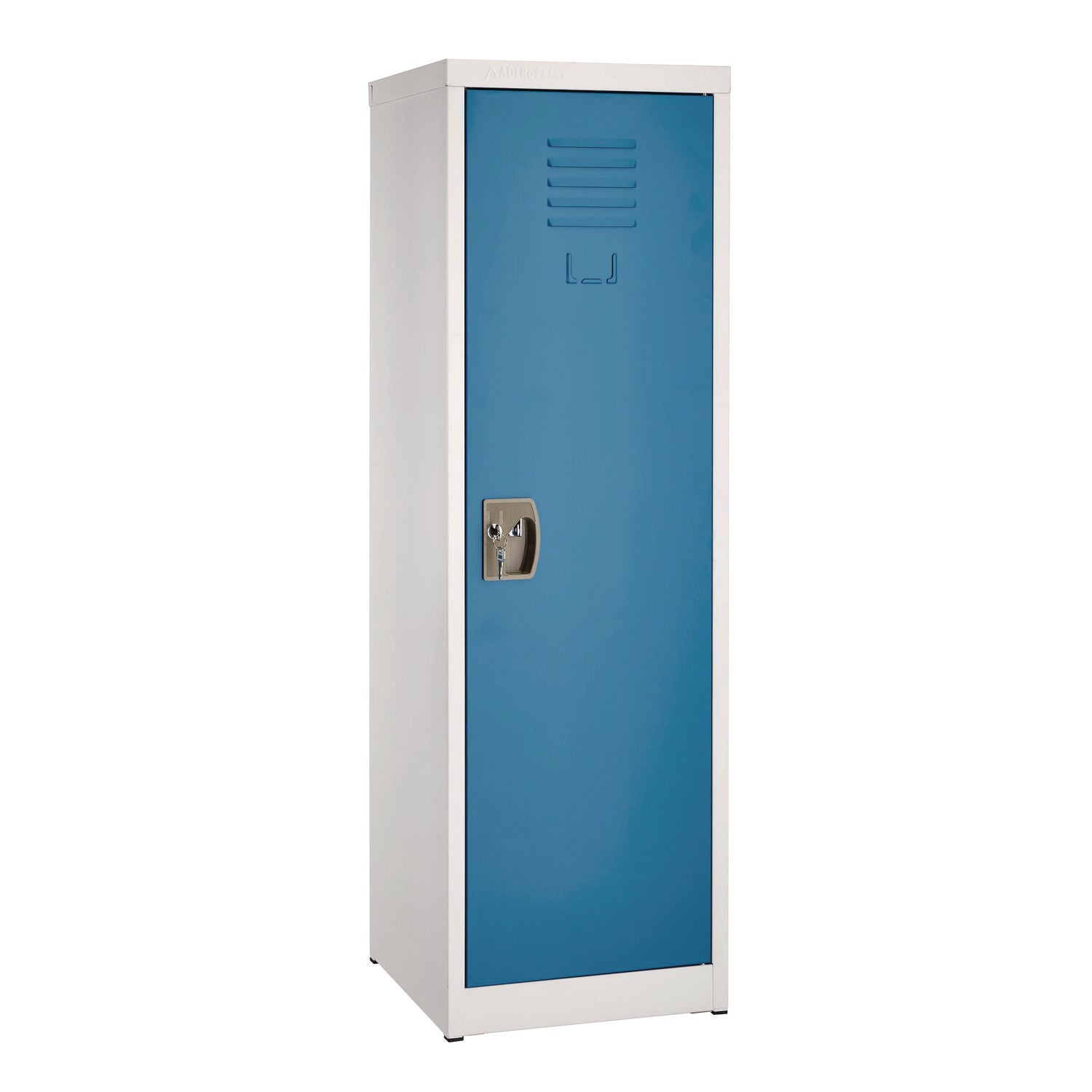 AdirOffice Steel Storage Locker, 1 Compartment, 15 x 15 x 48, Blue - Bloom Skins