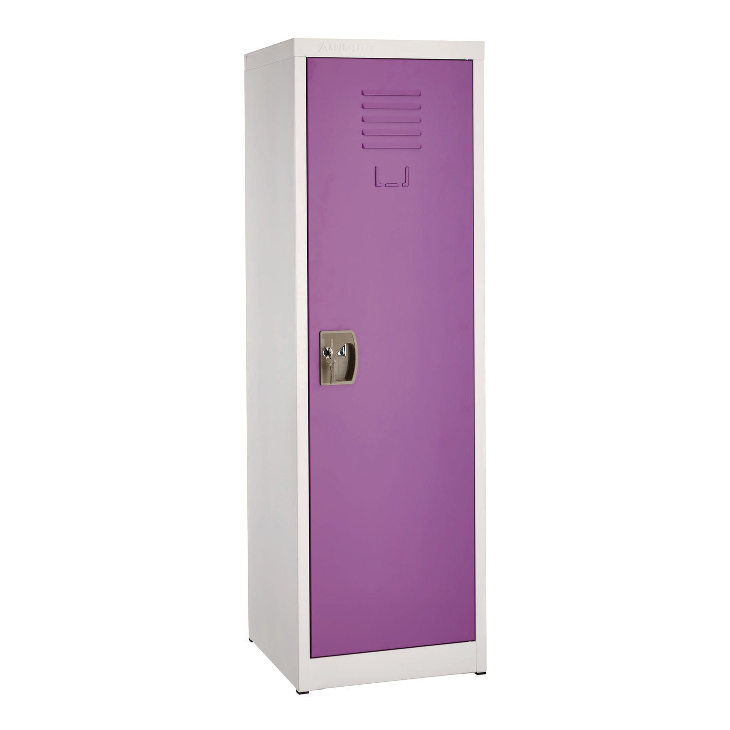 AdirOffice Steel Storage Locker, 1 Compartment, 15 x 15 x 48, Purple - Bloom Skins