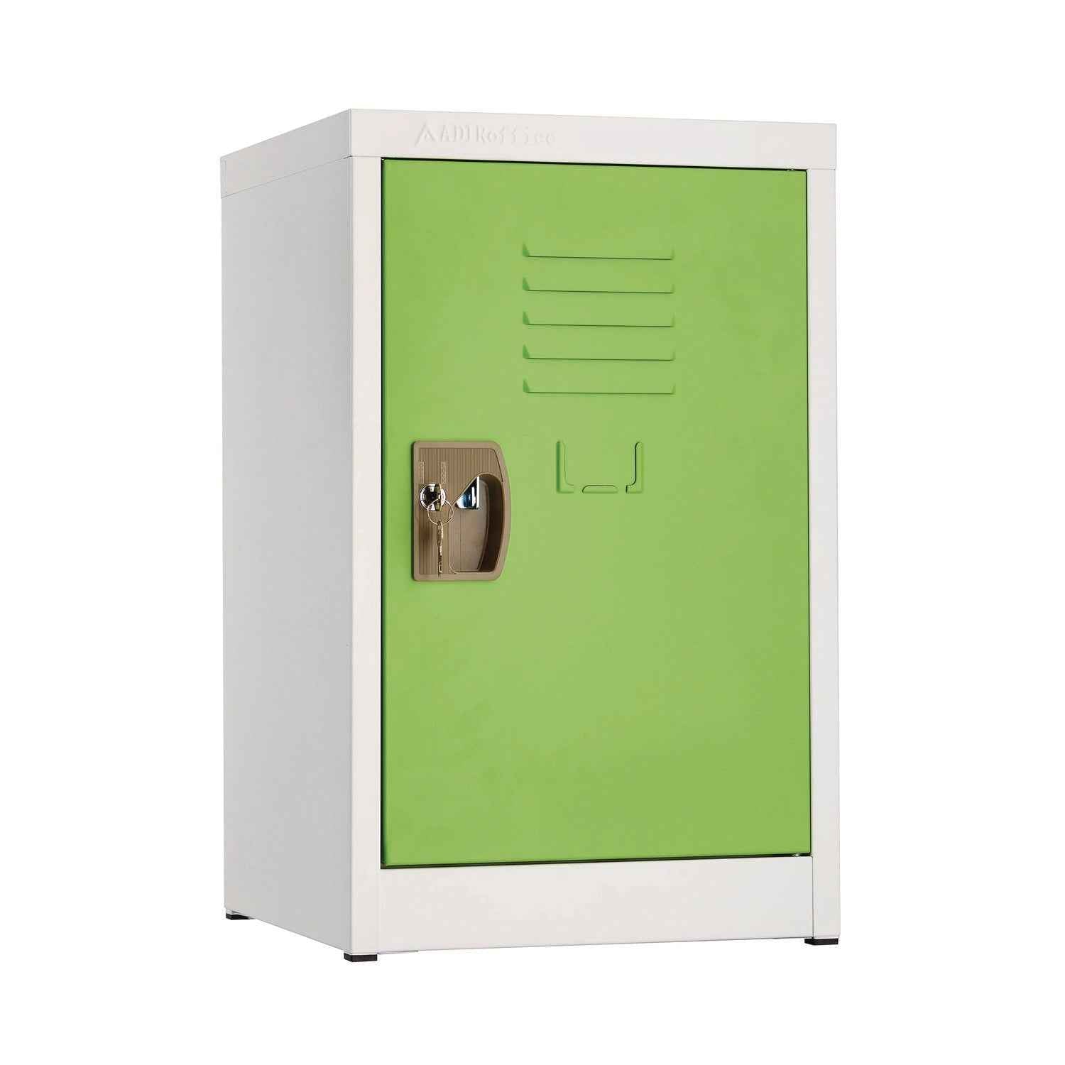 AdirOffice Steel Storage Locker, 1 Compartment, 15 x 15 x 24, Green