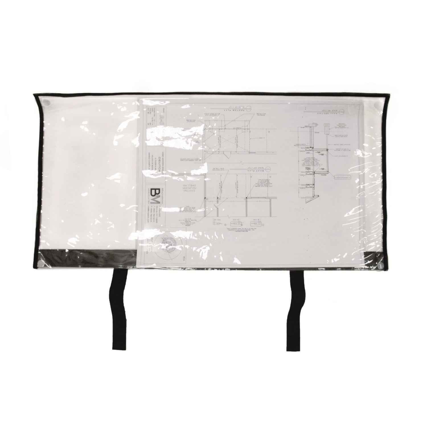 AdirOffice Large Document Protection Blueprint Plan Holder, Holds ARCH E (36" x 48"), Clear