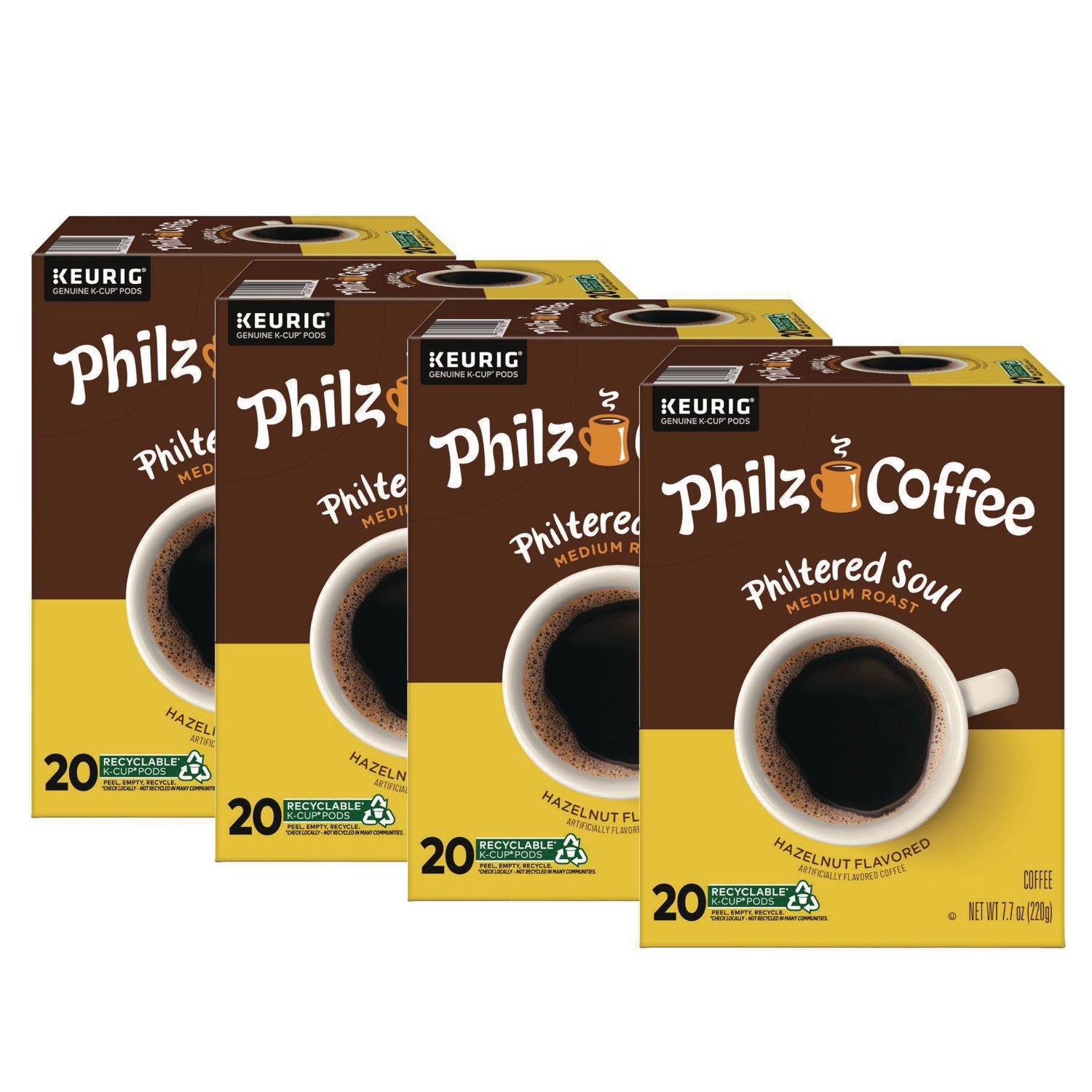 Philz Coffee Philtered Soul K Cups, Hazelnut, 80/Carton