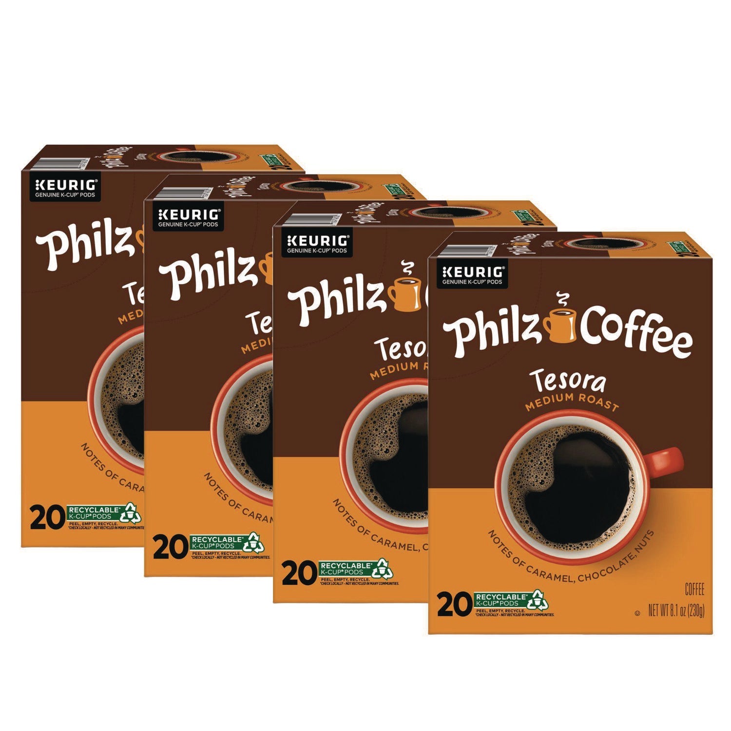 Philz Coffee Tesora K-Cups, 80/Carton