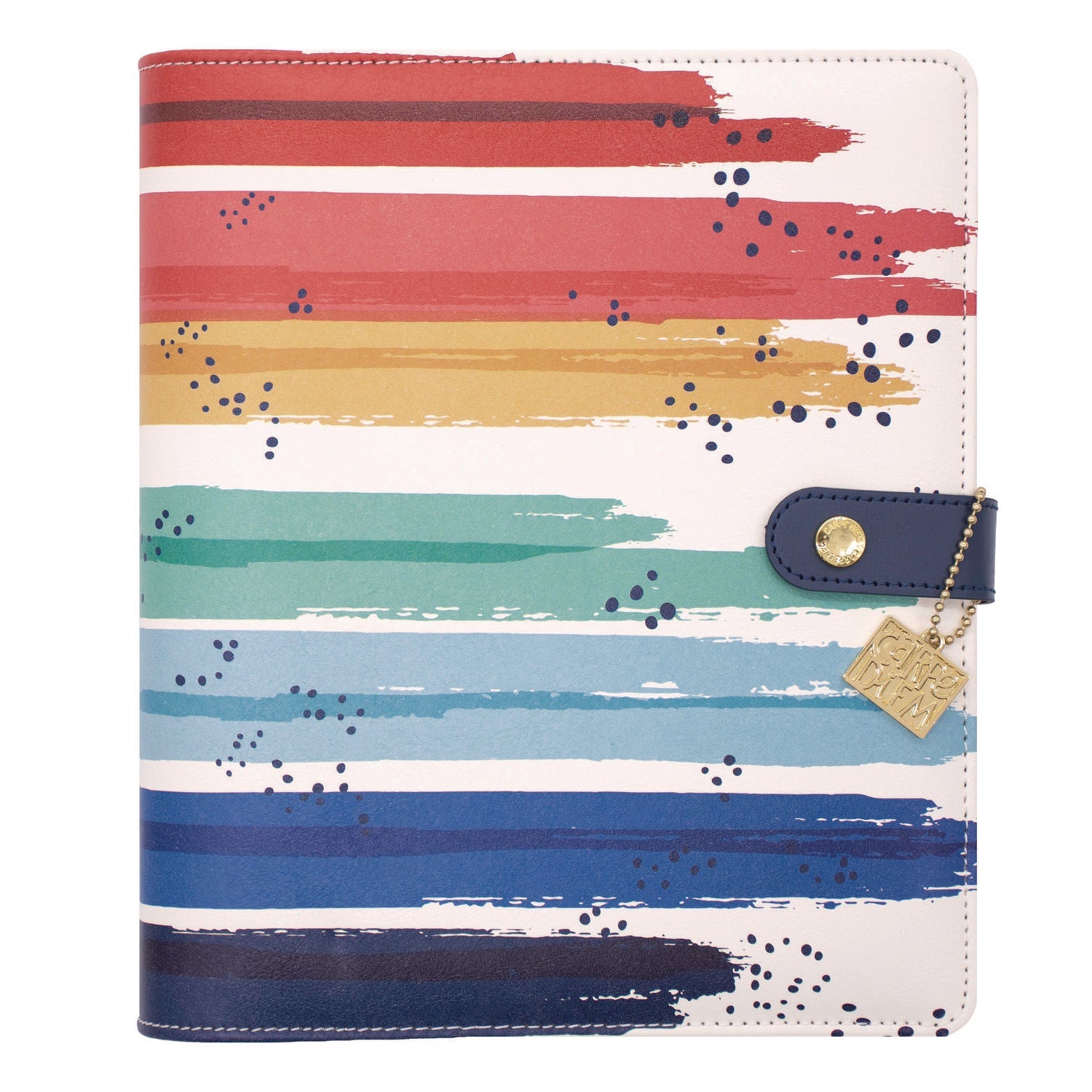 PUKKA PAD® A5 Planner, Color Wash, 10.24 x 9.25, Blue/Green/Red/Yellow Cover, 12-Month