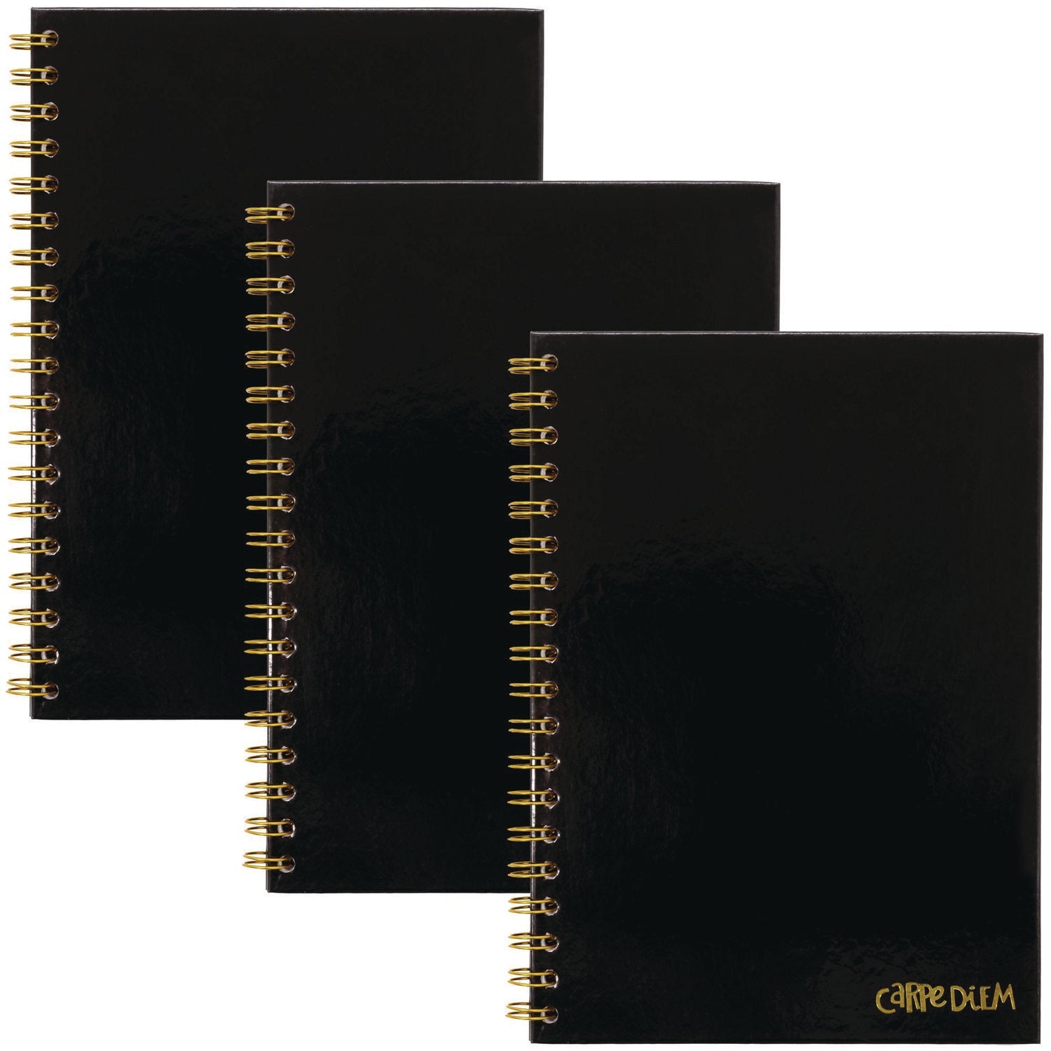 PUKKA PAD® B5 Size Notebook, 1 -Subject, Medium/College Rule, Black Cover, (80) 9.8 x 6.9 Sheets, 3/Pack