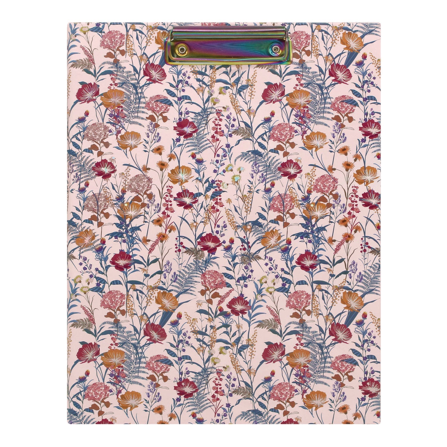 PUKKA PAD® A4 Padfolio, 8.3 x 11.7 Pad, 9.5 x 12.6, Blue/Cream/Red/Yellow