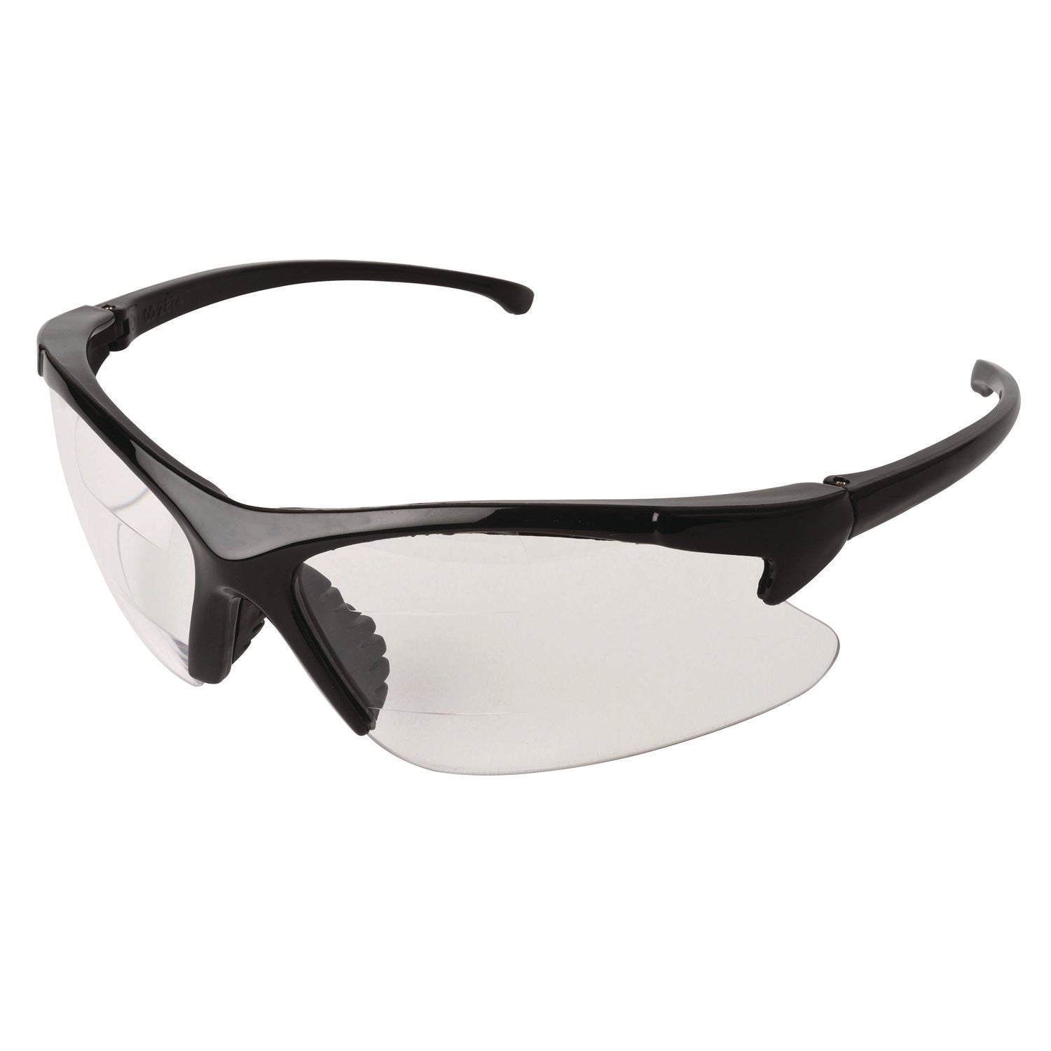 KleenGuard™ V60 30-06 Dual Readers Safety Glasses, Black Polycarbonate Frame, Clear Polycarbonate Lens, 6/Box