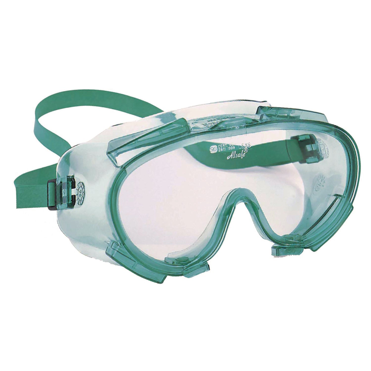 KleenGuard™ V80 Monogoggle XTR, Clear Lens, Green Frame, 36/Carton