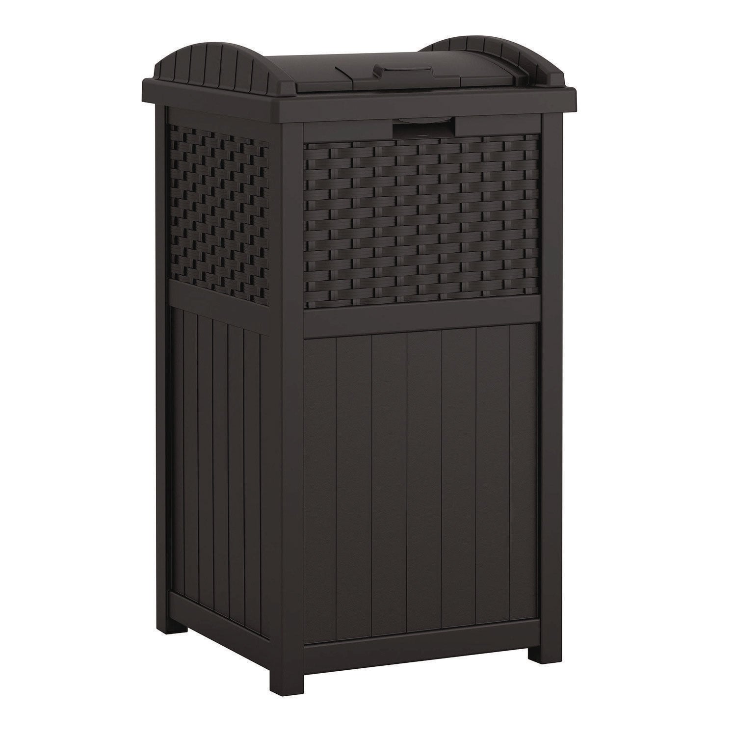 Suncast Commercial® 30 Gallon Trash Hideaway, Plastic, Black