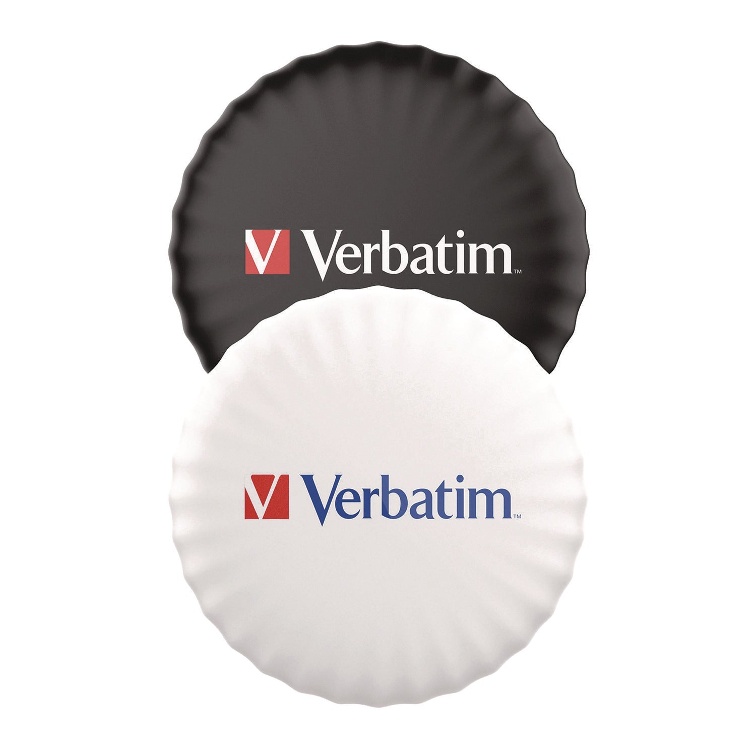 Verbatim® My Finder Bluetooth Coin Tracker for Apple iOS, Black/White, 2/Pack