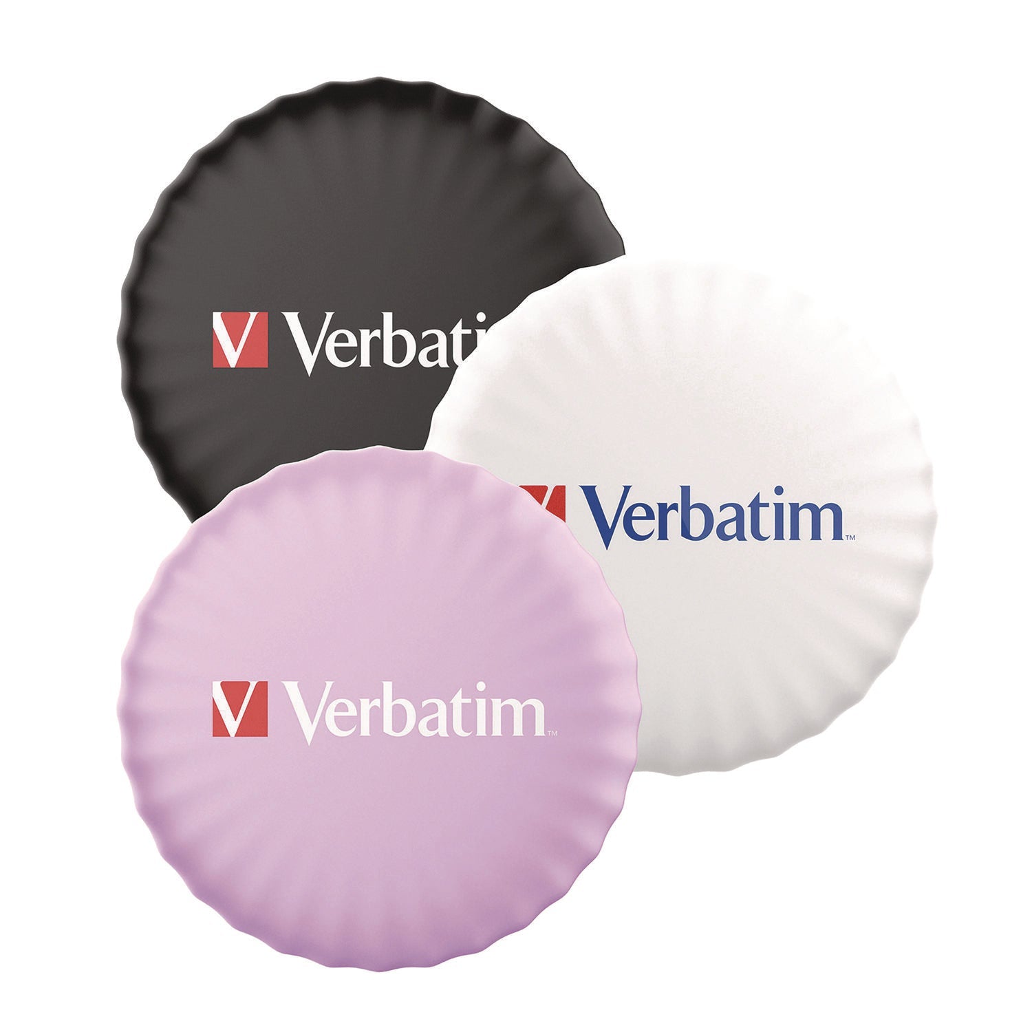 Verbatim® My Finder Bluetooth Coin Tracker for Apple iOS, Black/Purple/White, 3/Pack