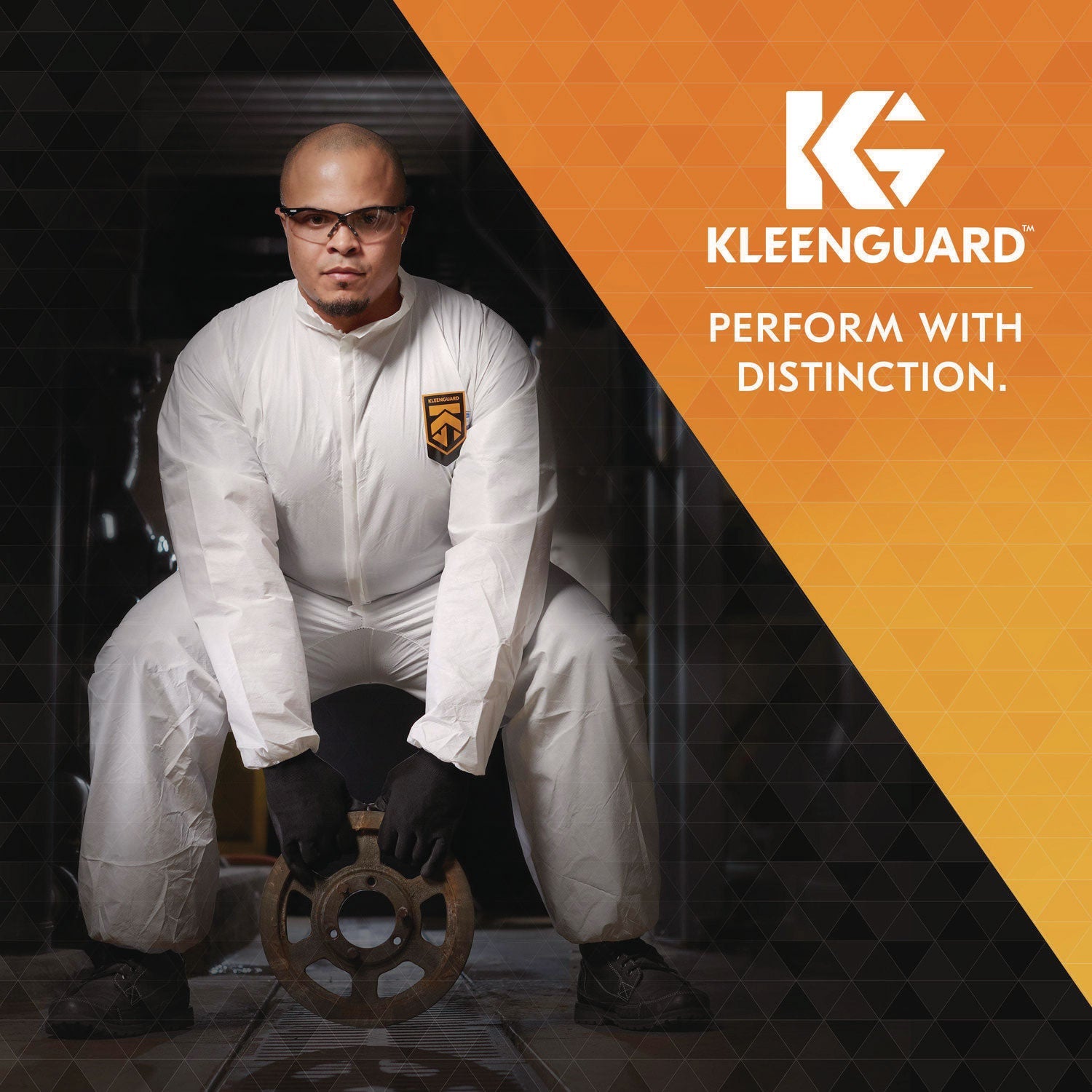 KleenGuard™ V50 OTG Safety Eyewear, Black Frame, Smoke Mirror Anti-Fog Lens - Bloom Skins