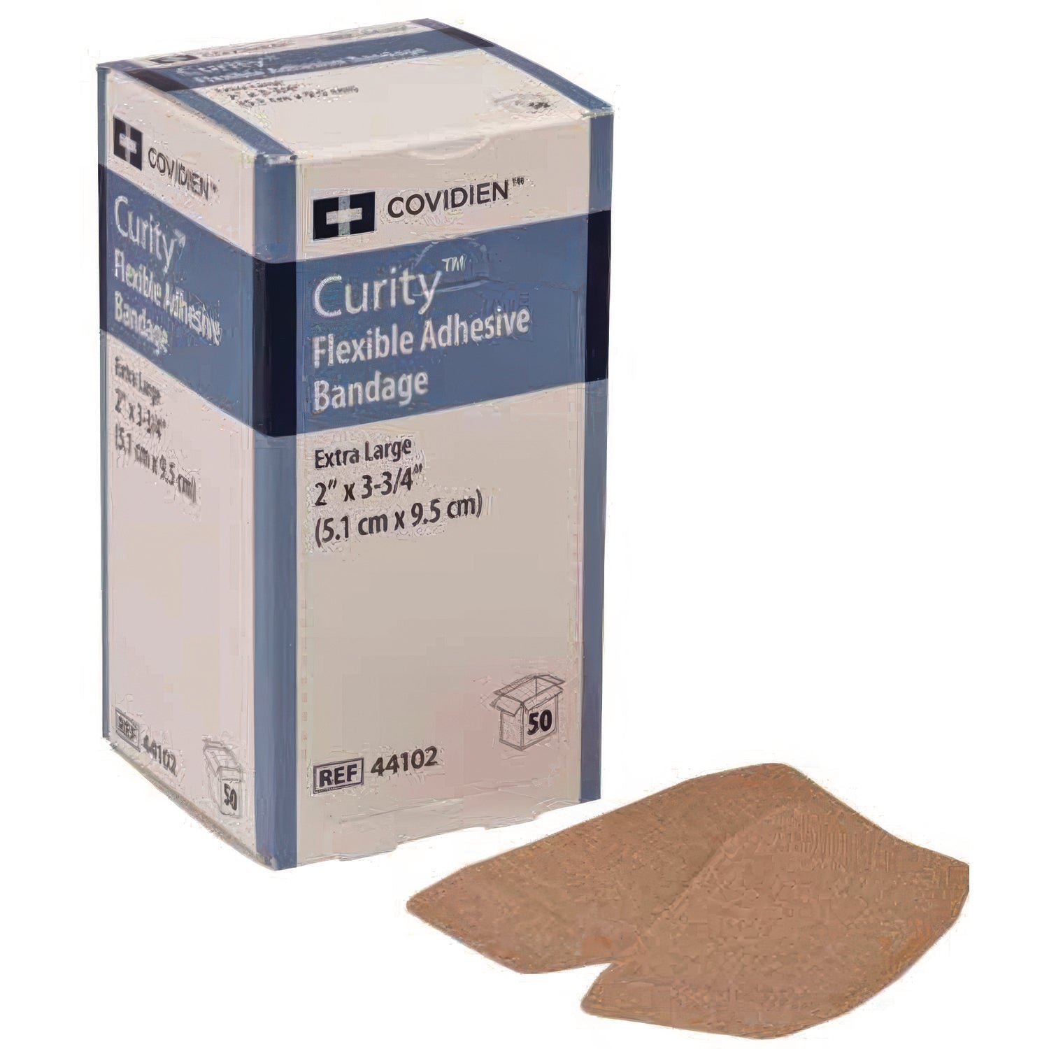 Curity™ Flexible Fabric Adhesive Bandages, Strip, 2 X 3, 50/box
