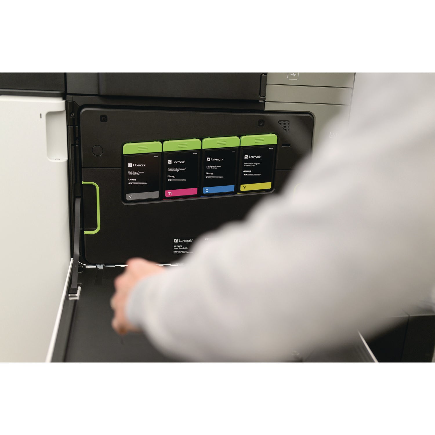 Lexmark™ 77L0W00 Waste Toner Bottle, 120,000 Page-Yield - Bloom Skins