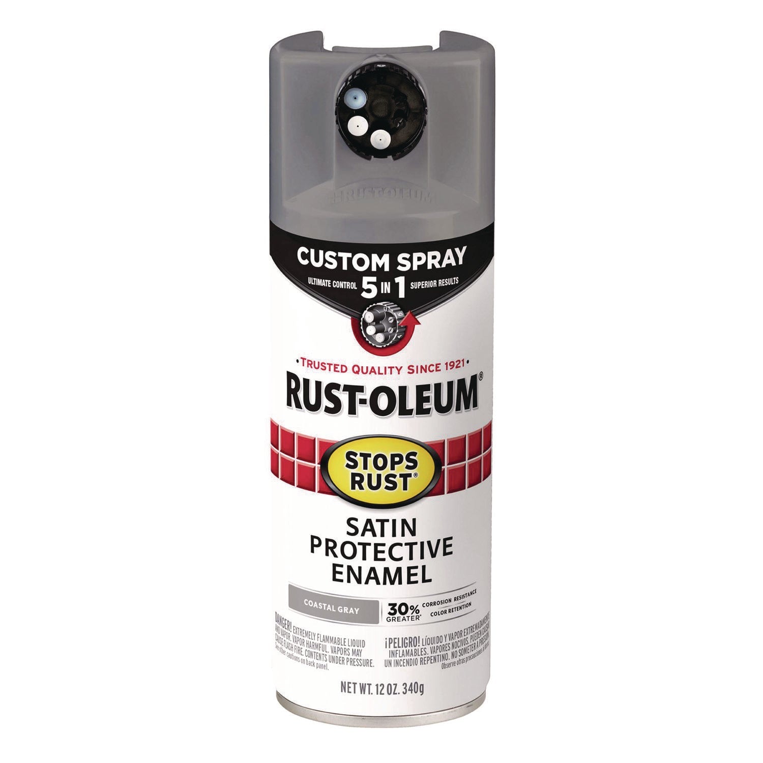 Rust-Oleum Stops Rust 5-in-1 Spray Paint | Gray