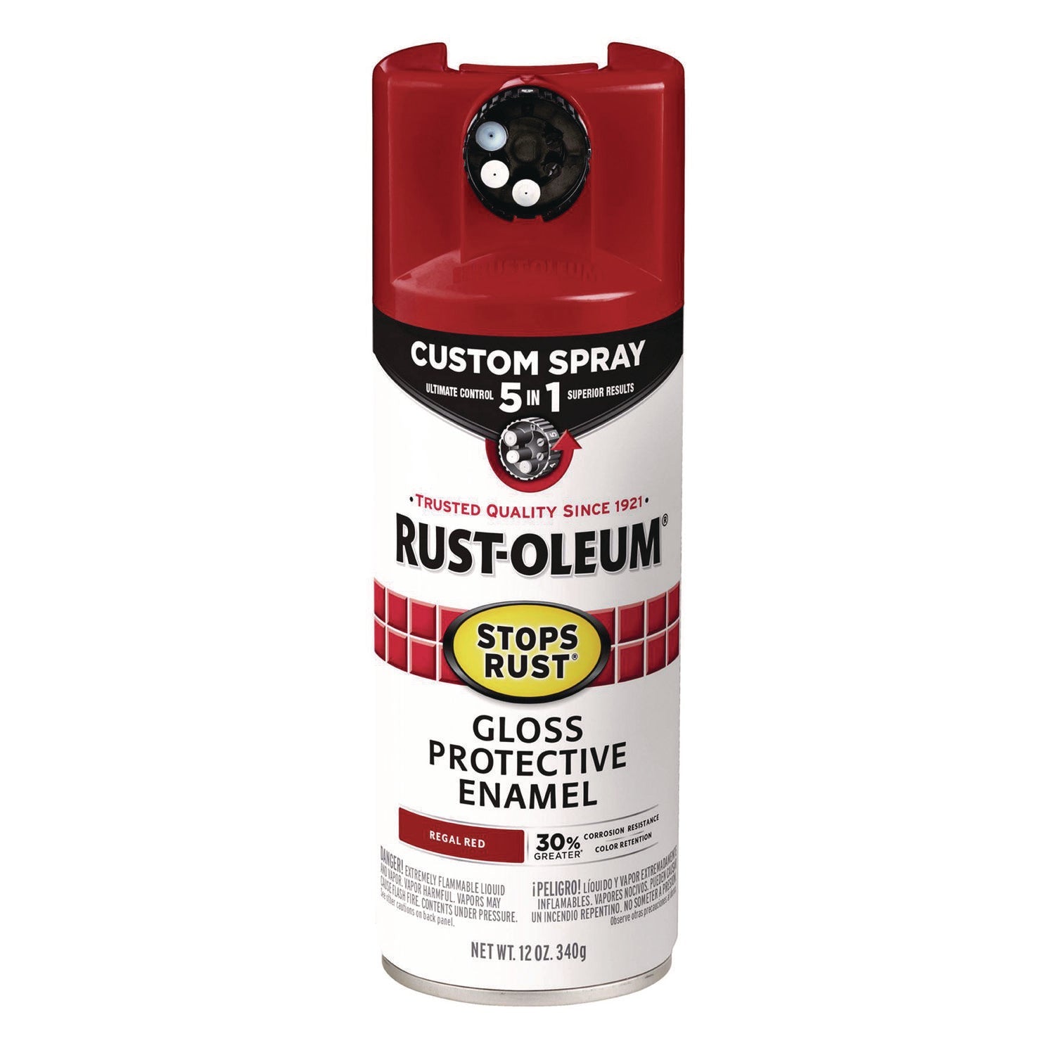 Rust-Oleum Stops Rust 5-in-1 Spray Paint | Red