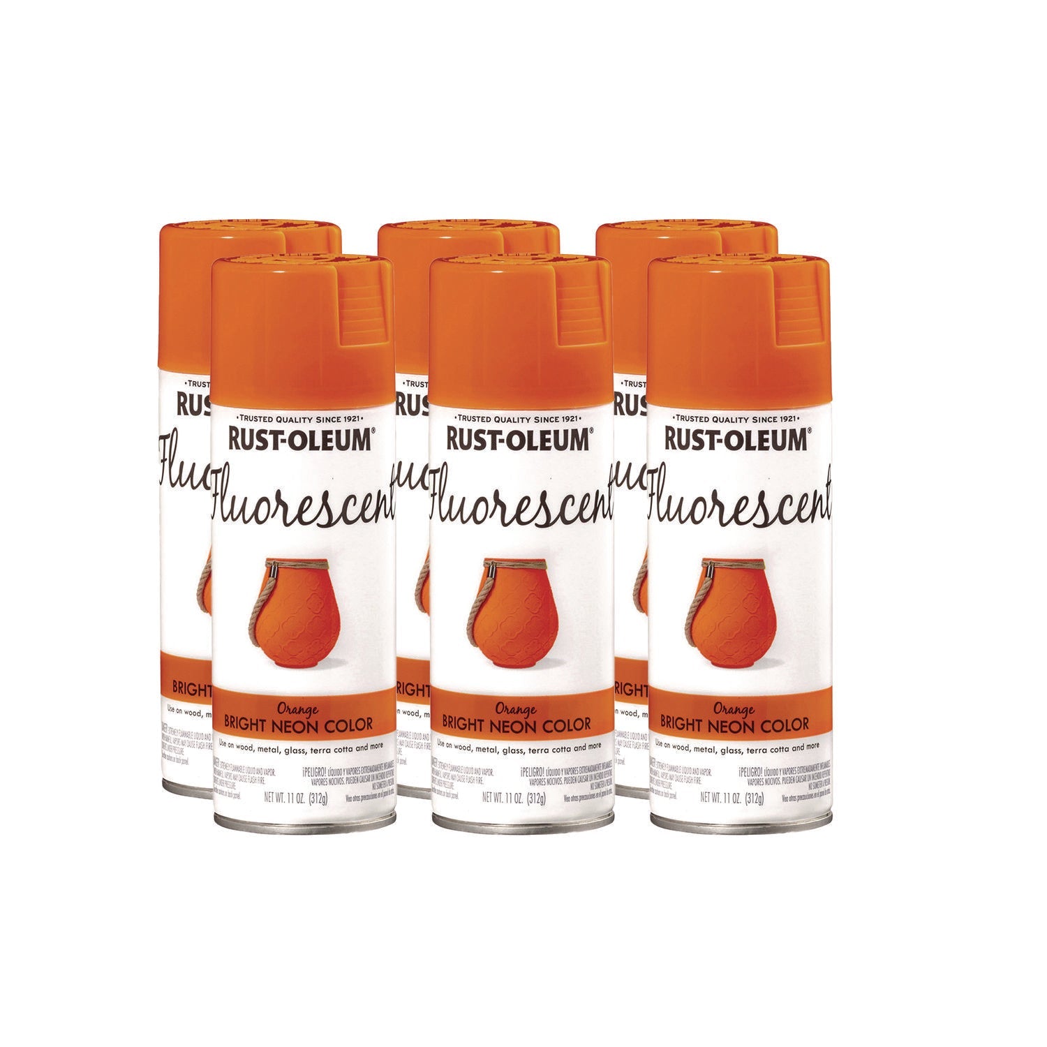 Rust-Oleum Specialty Fluorescent Spray Paint | 6/Ct