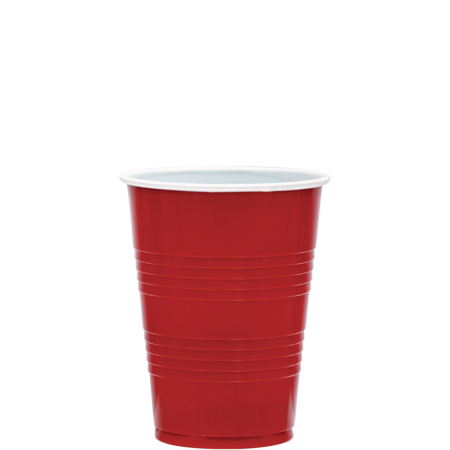 Dart® SOLO Party Plastic Cold Drink Cups, 16 oz, Red, 24/Pack, 25 Packs/Carton