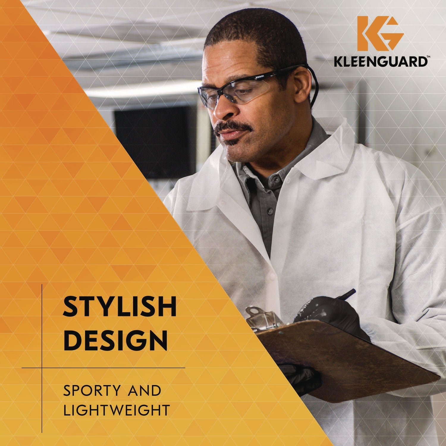 KleenGuard™ Nemesis Safety Glasses, Black Frame, Indoor/Outdoor Lens - Bloom Skins