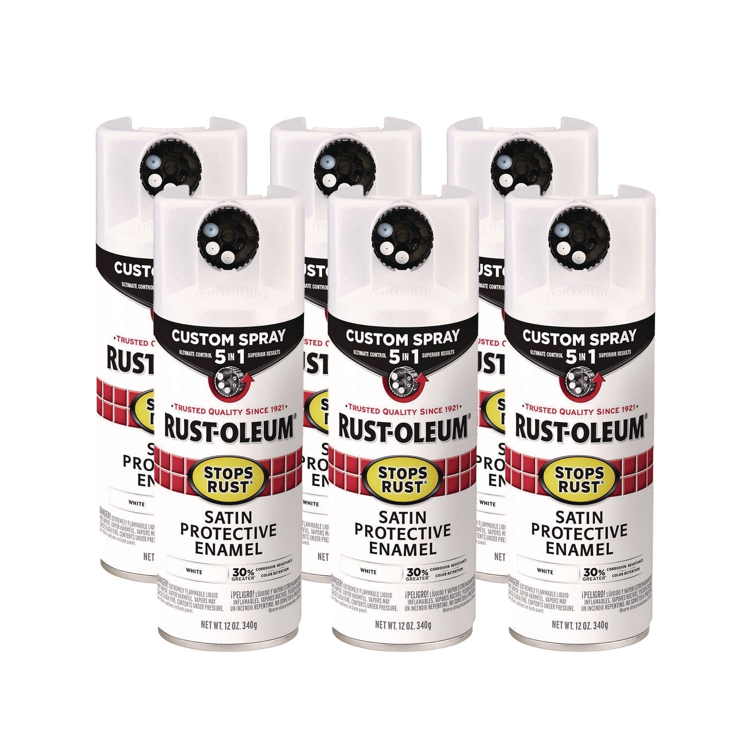 Rust-Oleum Stops Rust 5-in-1 Spray Paint | White