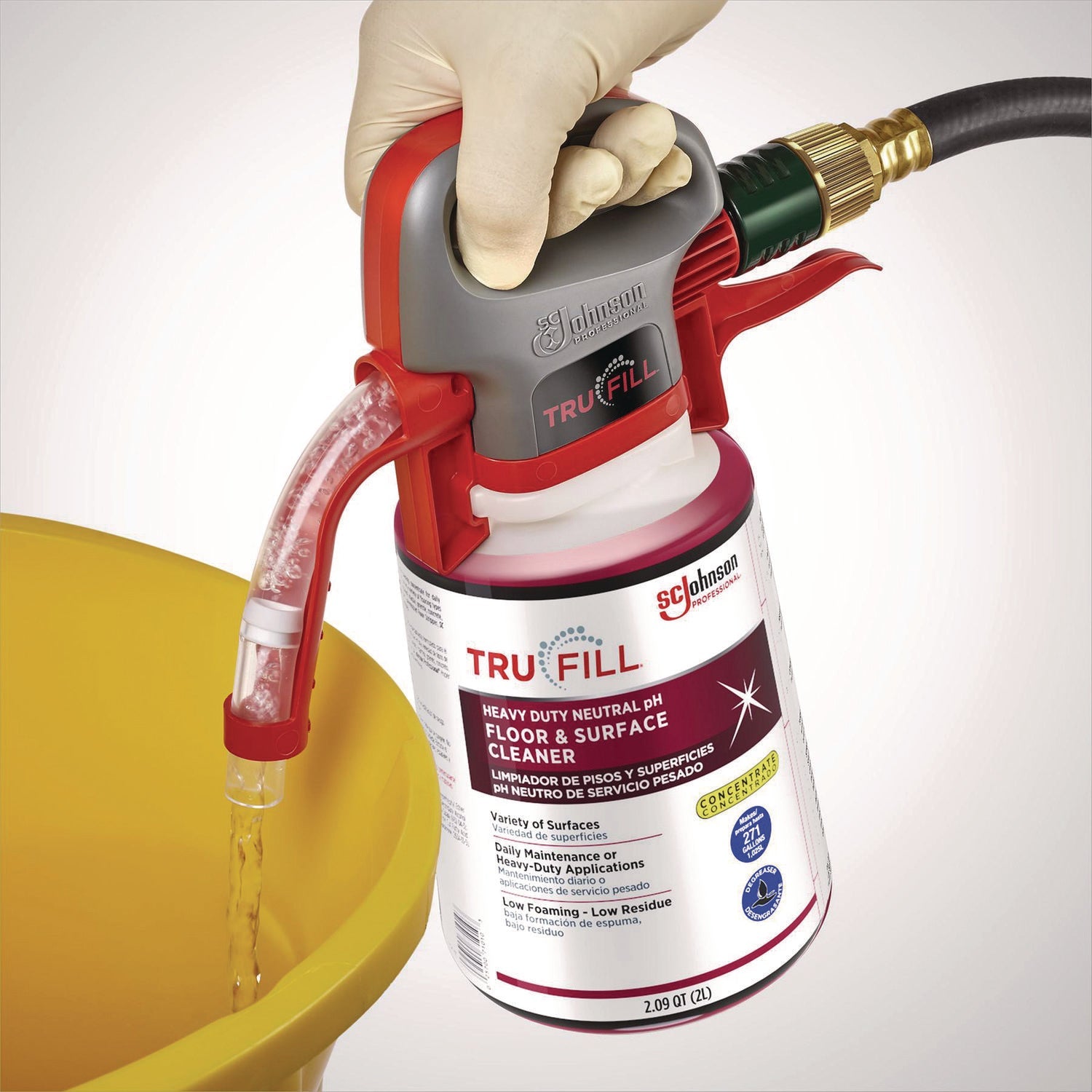 SC Johnson Professional® TruFill Starter Pack, Fresh Scent, Two 2 L Cartridges, One Dispenser Head - Bloom Skins