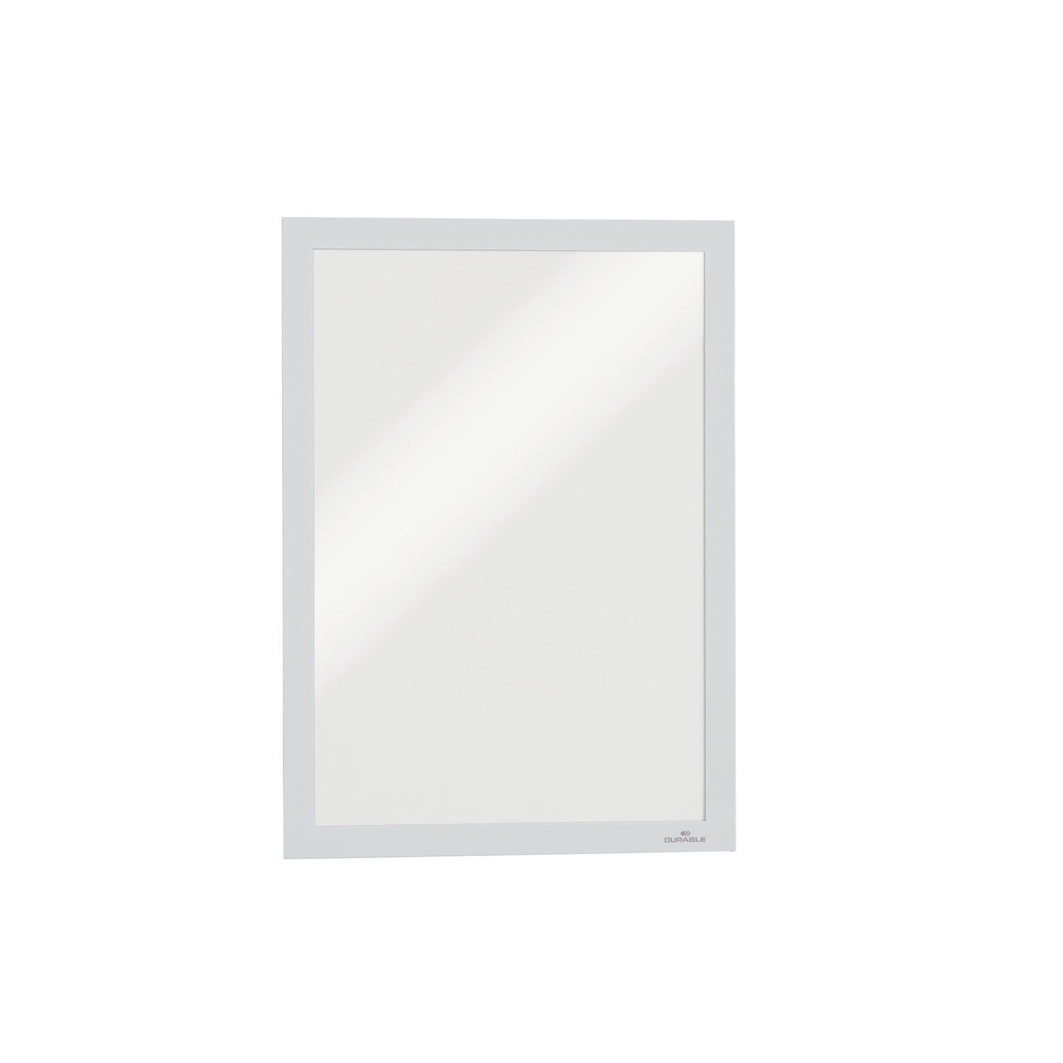 Durable Infoframe Double Sided Sign Holder|White