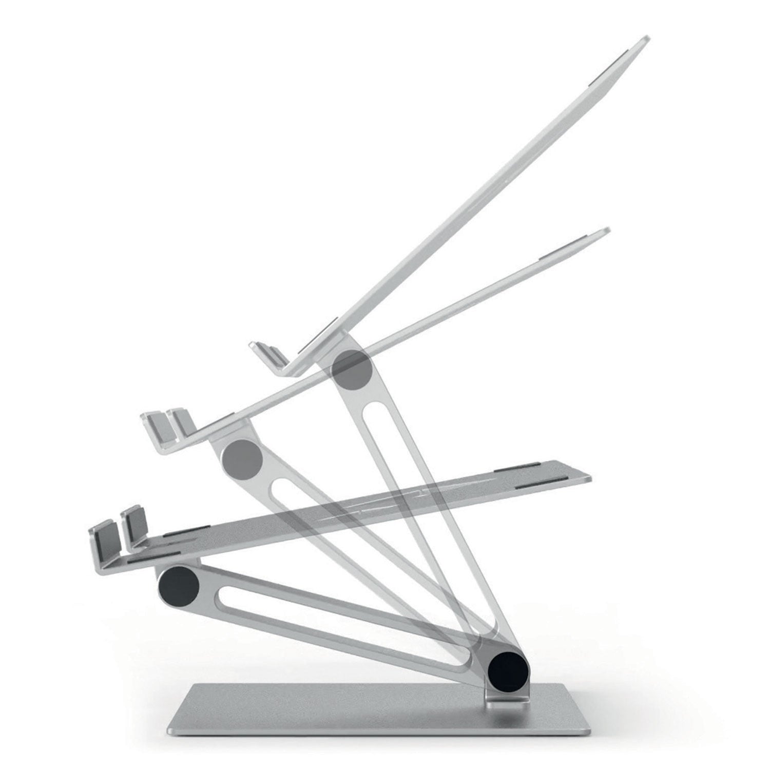 Durable® Folding Adjustable Laptop Mount, Silver, Supports 11 lbs - Bloom Skins