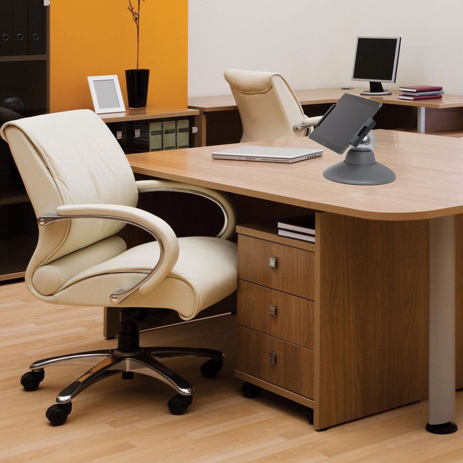 Durable® Tablet Holder Motion, 8.25 x 7.75, Gray, Supports 2.2 lbs - Bloom Skins