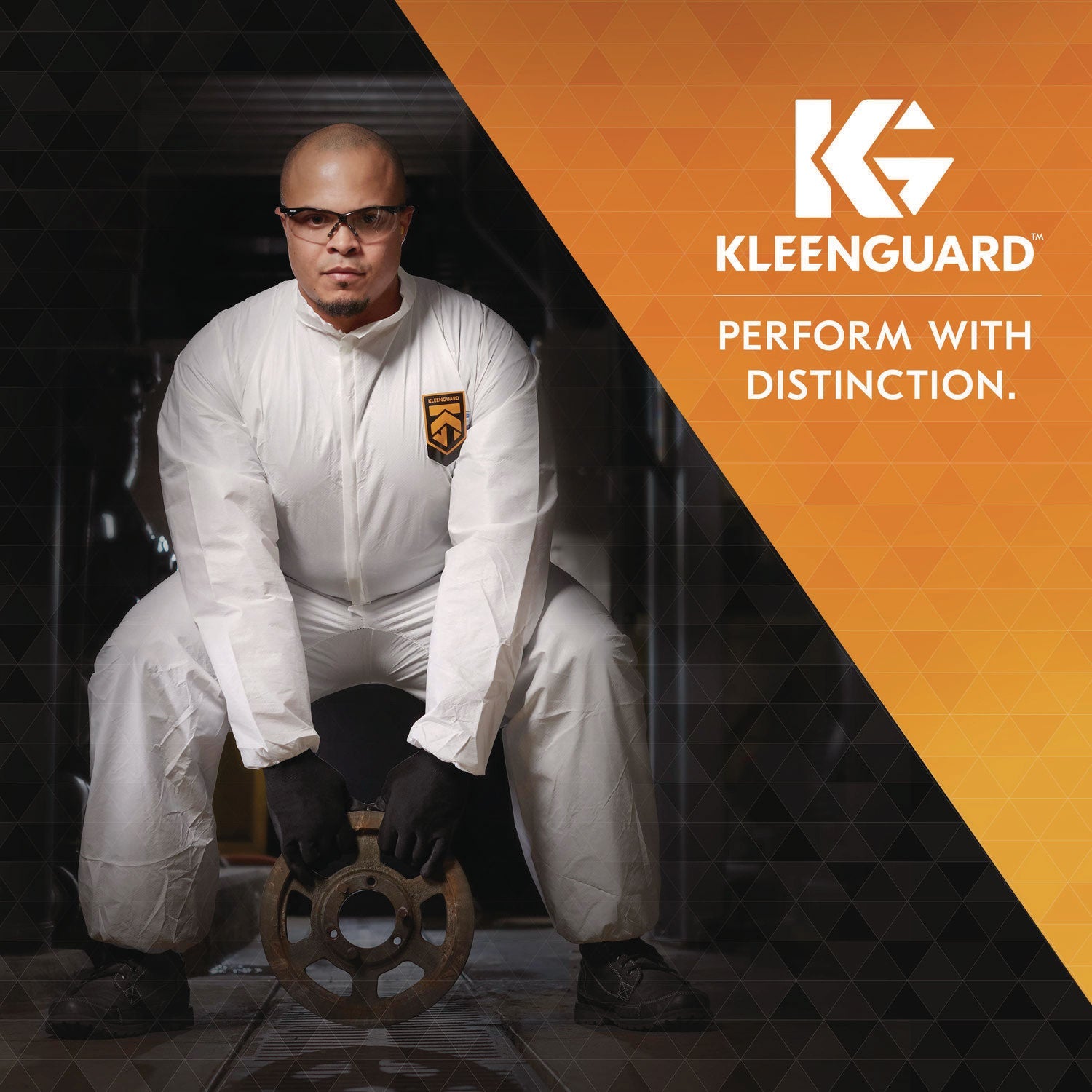KleenGuard™ A70 Chemical Spray Protection Smock, One Size Fits Most, Yellow, 25/Carton - Bloom Skins