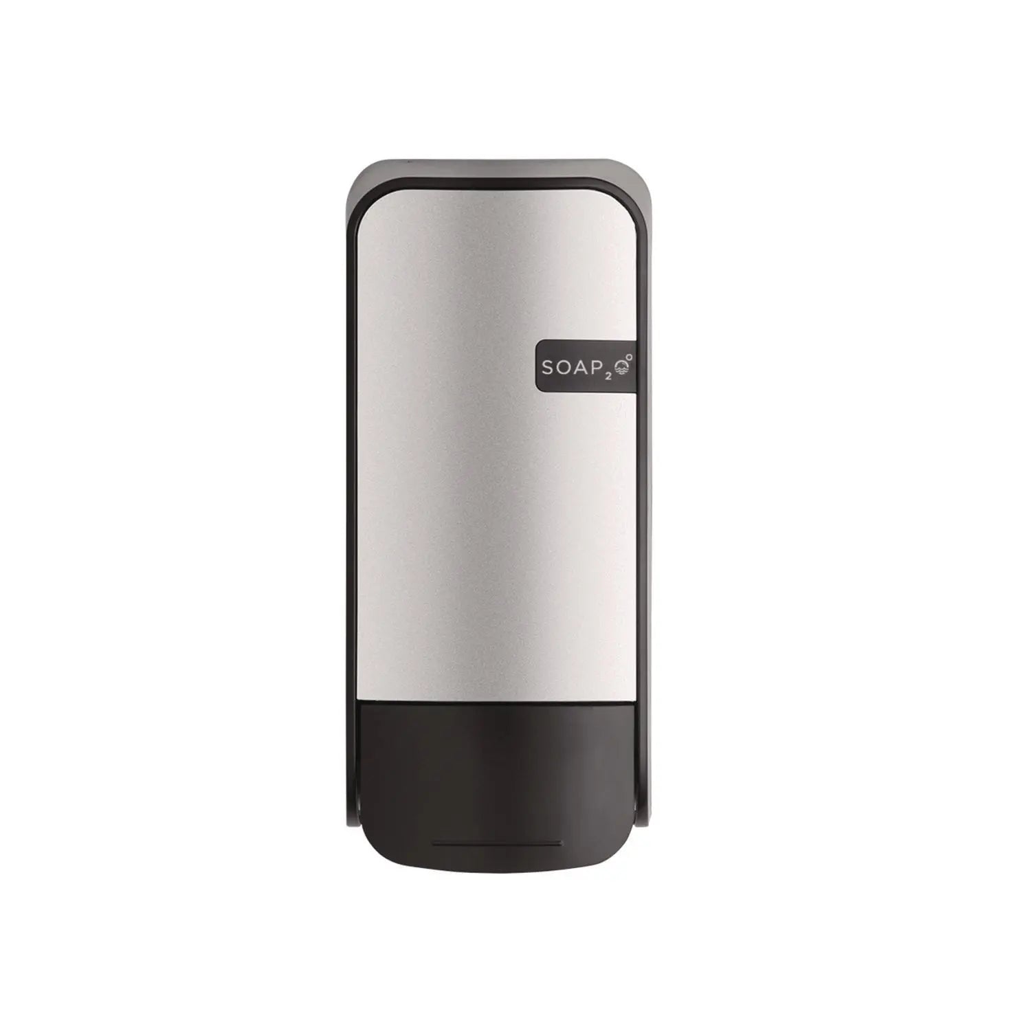 SOAP2O Wall Mounted Dispenser, 1,000 mL, 5 x 5 x 11, Black/Faux Stainless Steel, 12/Carton