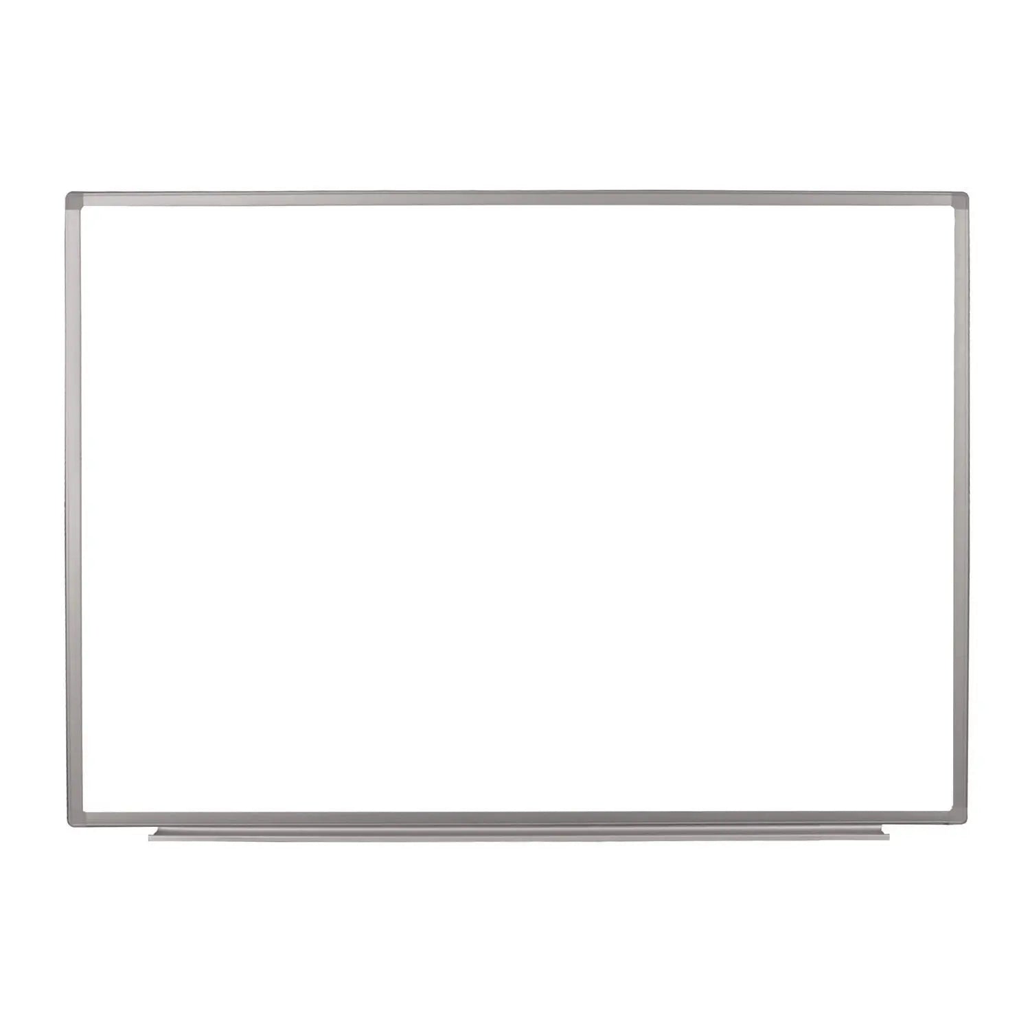 Luxor Wall-Mounted Magnetic Whiteboard, 48" x 36", White Surface, Silver Aluminum Frame