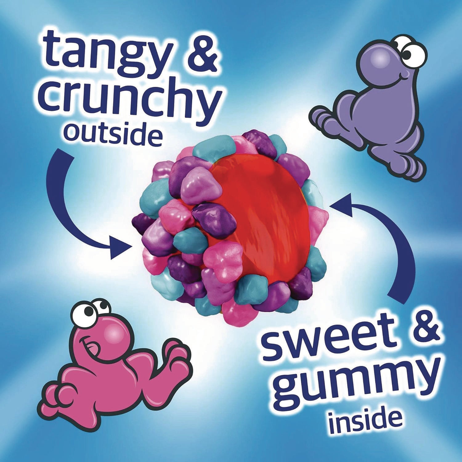 NERDS® Very Berry Clusters Share Pack, Berry, 3 oz Packet, 12/Carton