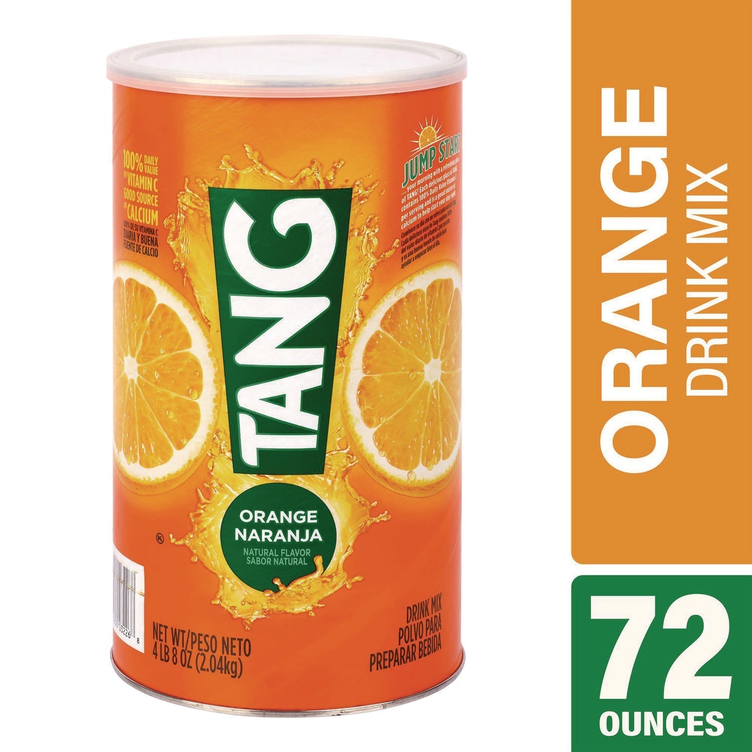 TANG® Orange Drink Mix, Orange, 72 oz Tub - Bloom Skins