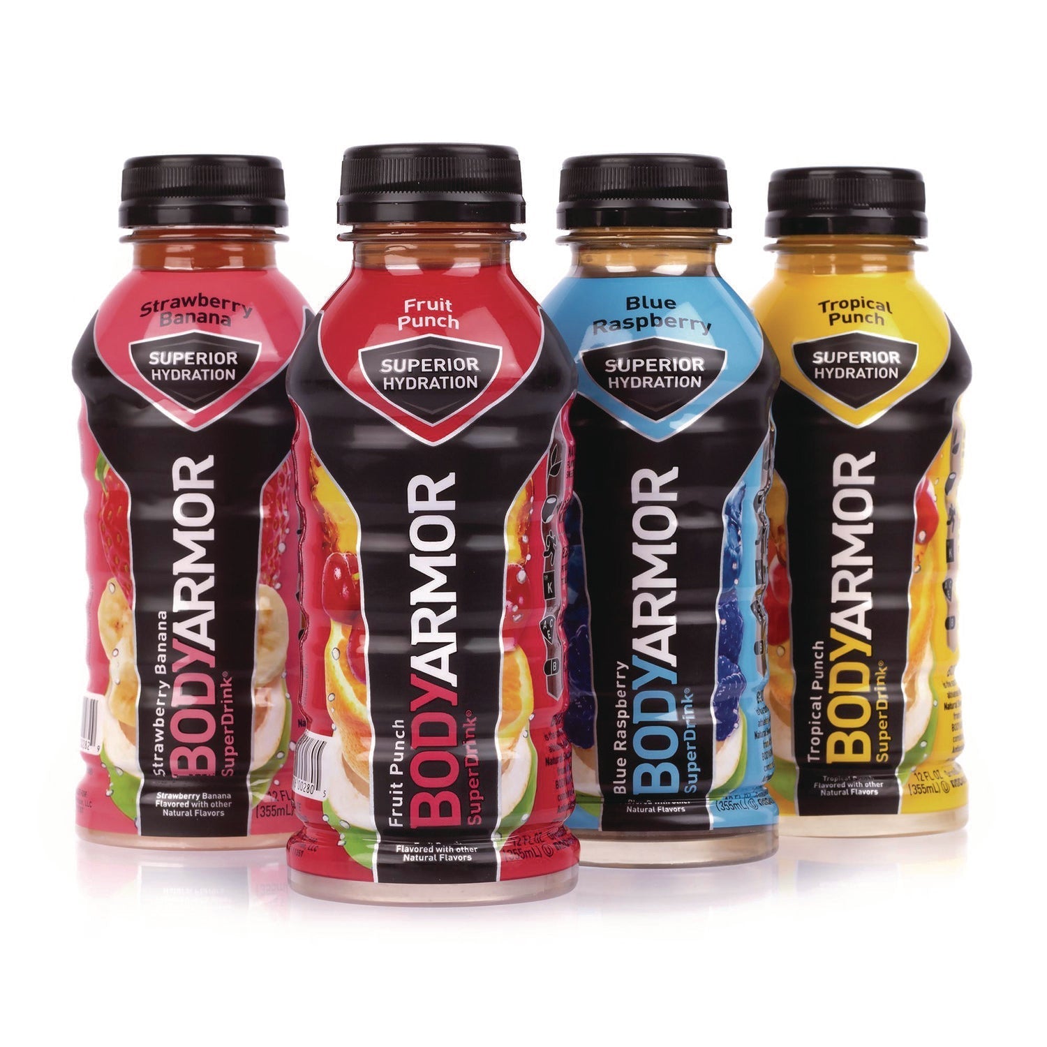 BodyArmor BASE Sports Drink Variety Pack, Assorted Flavors, 12 oz Bottle, 24/Carton - Bloom Skins