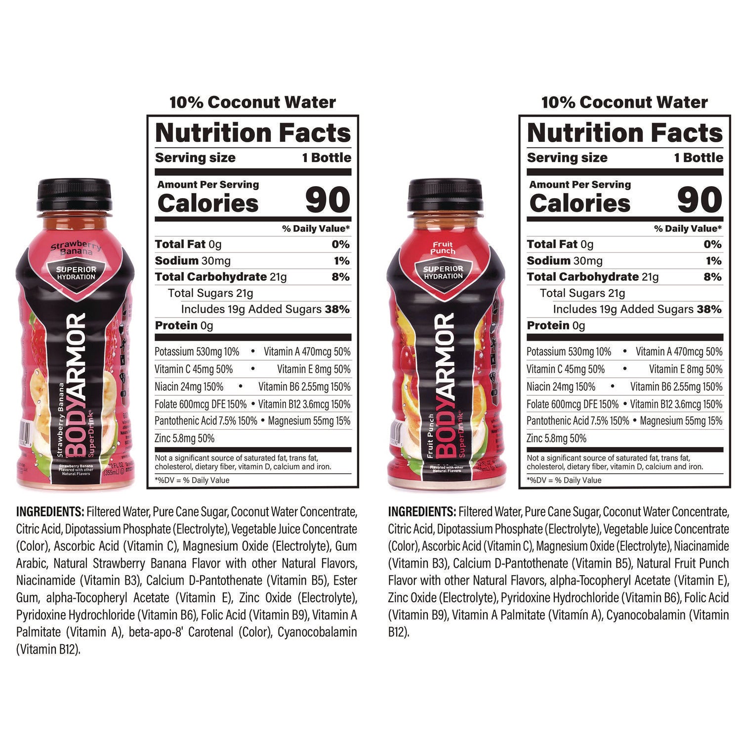 BodyArmor BASE Sports Drink Variety Pack, Assorted Flavors, 12 oz Bottle, 24/Carton - Bloom Skins