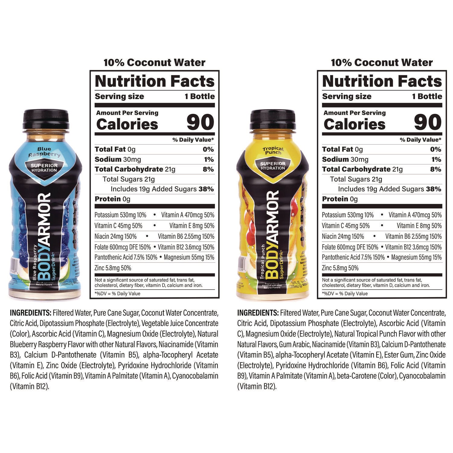 BodyArmor BASE Sports Drink Variety Pack, Assorted Flavors, 12 oz Bottle, 24/Carton - Bloom Skins