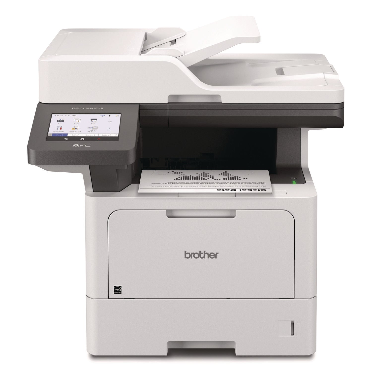 Brother MFC-L5915DW Business Monochrome AIO Laser Printer, Copy/Fax/Print/Scan