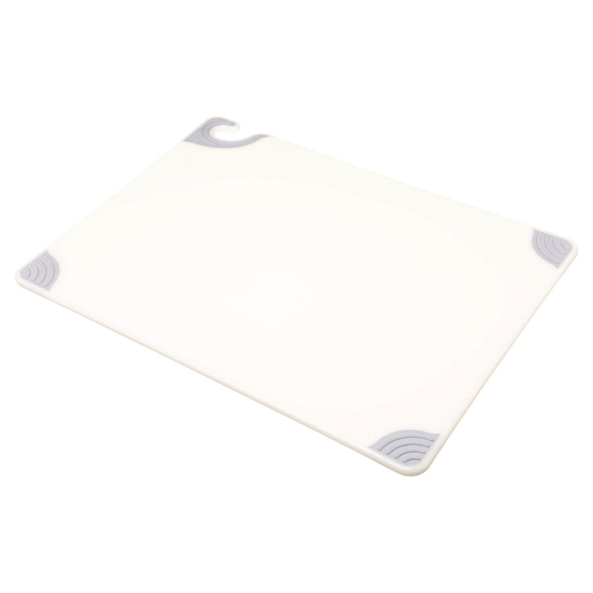 San Jamar® Saf-T-Grip Cutting Board, Plastic, 24 x 18 x 0.5, White