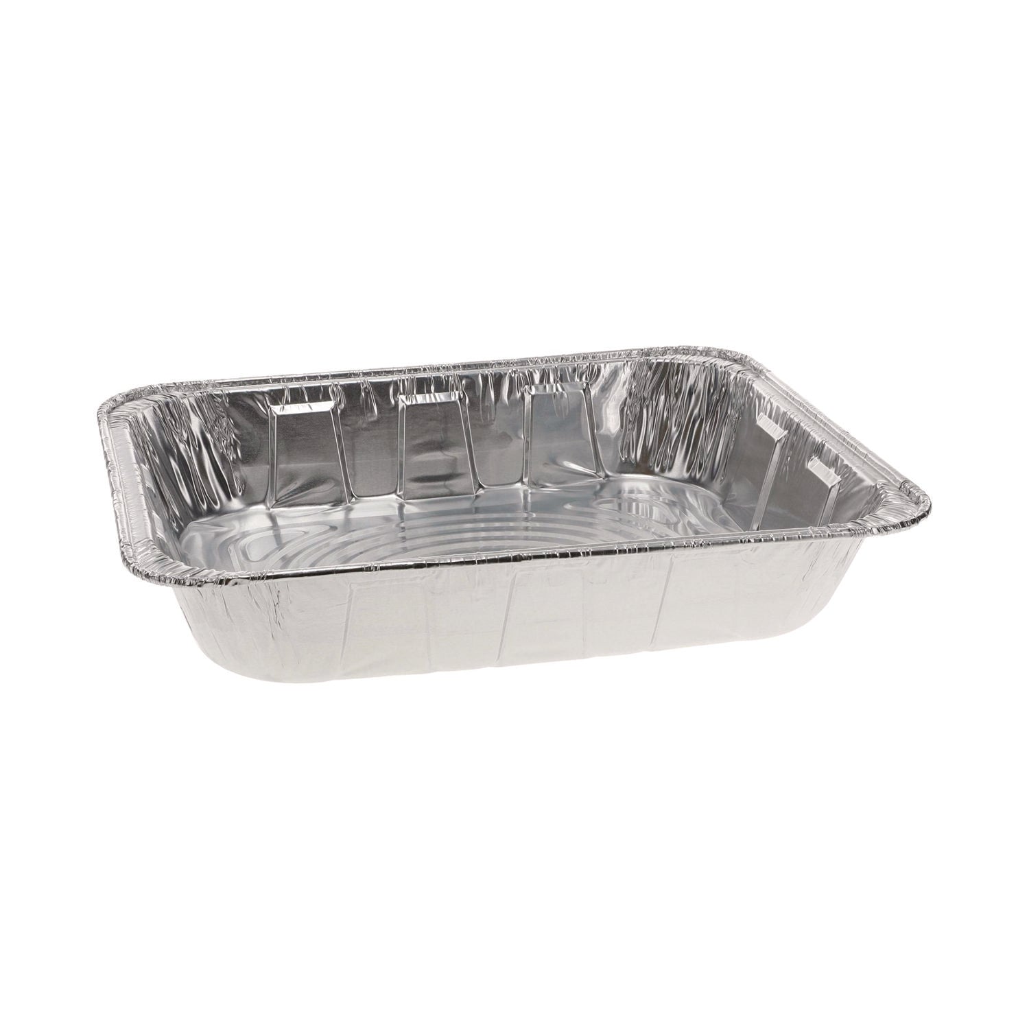 Pactiv Evergreen Aluminum Steam Table Pan, Half-Size Deep, 2.6" Deep, 11.8 x 9.4, 100/Carton
