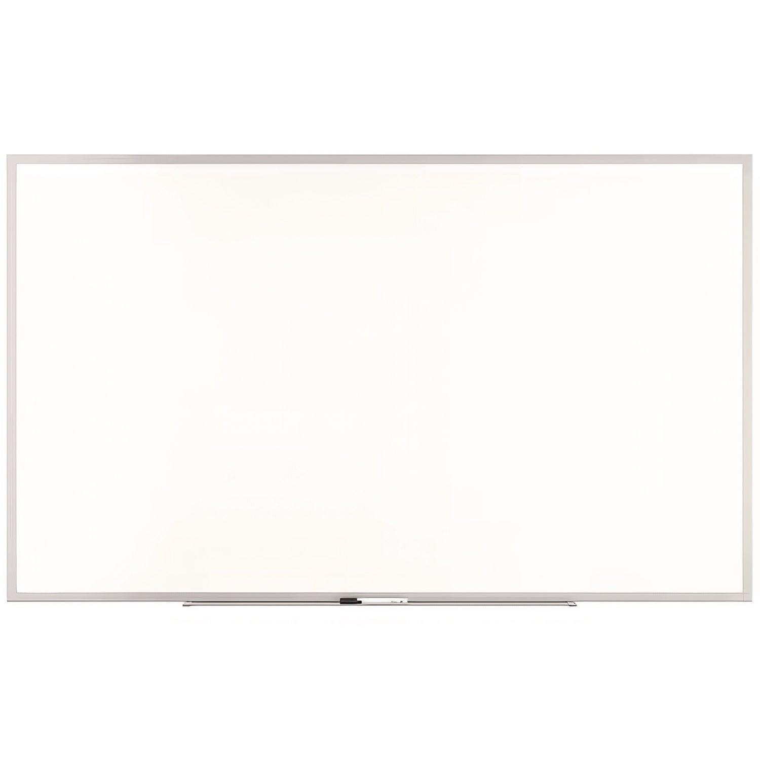 TRU RED™ Melamine Dry Erase Board, 60" x 36", White Surface, Gray/Natural Aluminum Frame