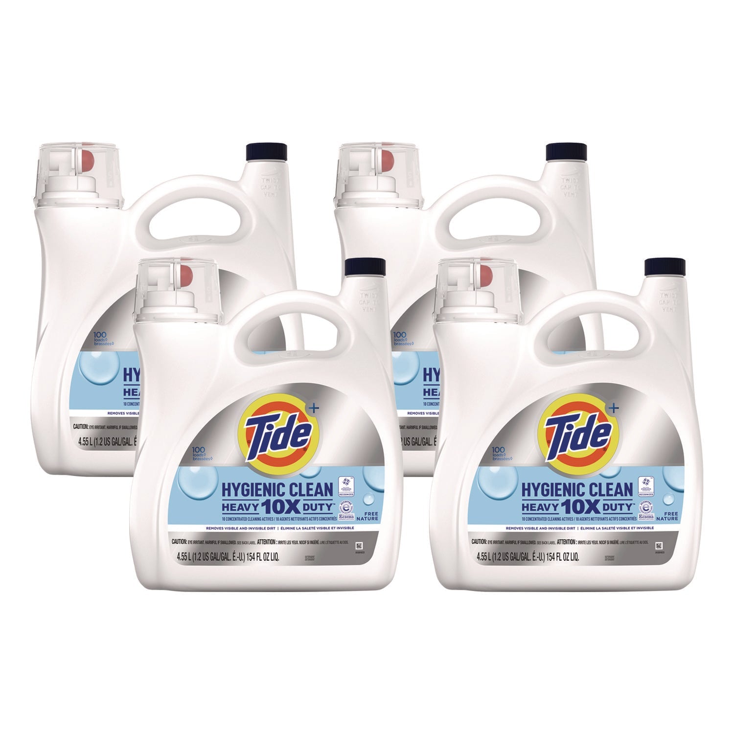 Tide® Hygienic Clean Heavy 10x Duty Liquid Laundry Detergent, Unscented, 146 oz Bottle